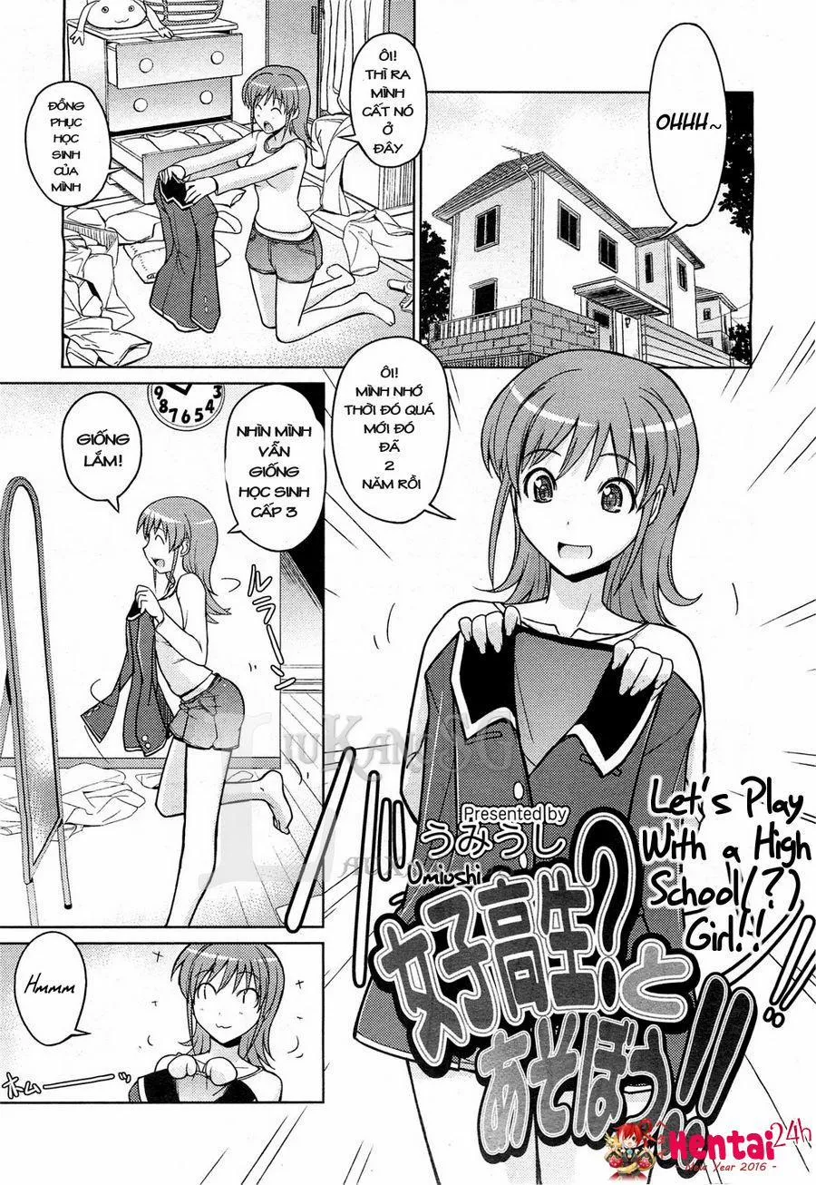 HentaiVN.net - Ảnh 1 - Lets Play With A High School (?) Girl!! - Chap 1