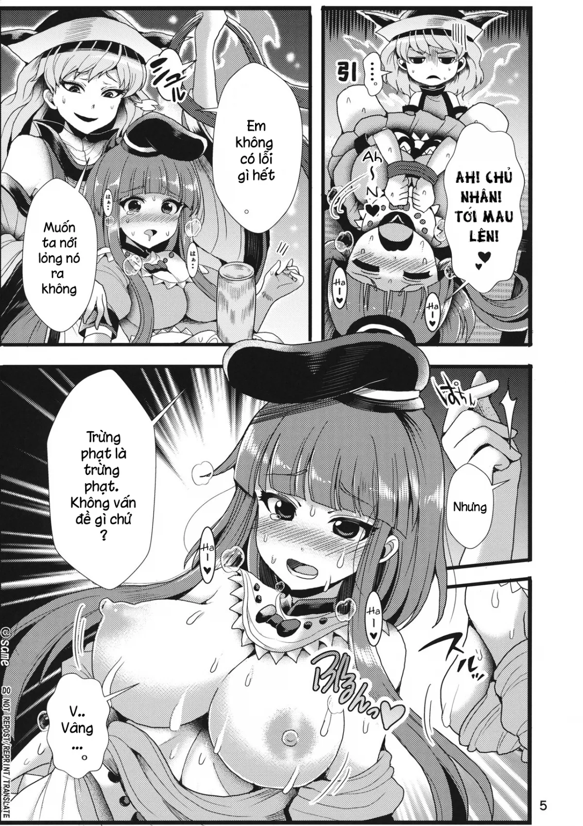 HentaiVN.net - Ảnh 7 - Hayashita Okina ga Nidouji o Ijimeru Hon (Touhou Project) - Chap 1