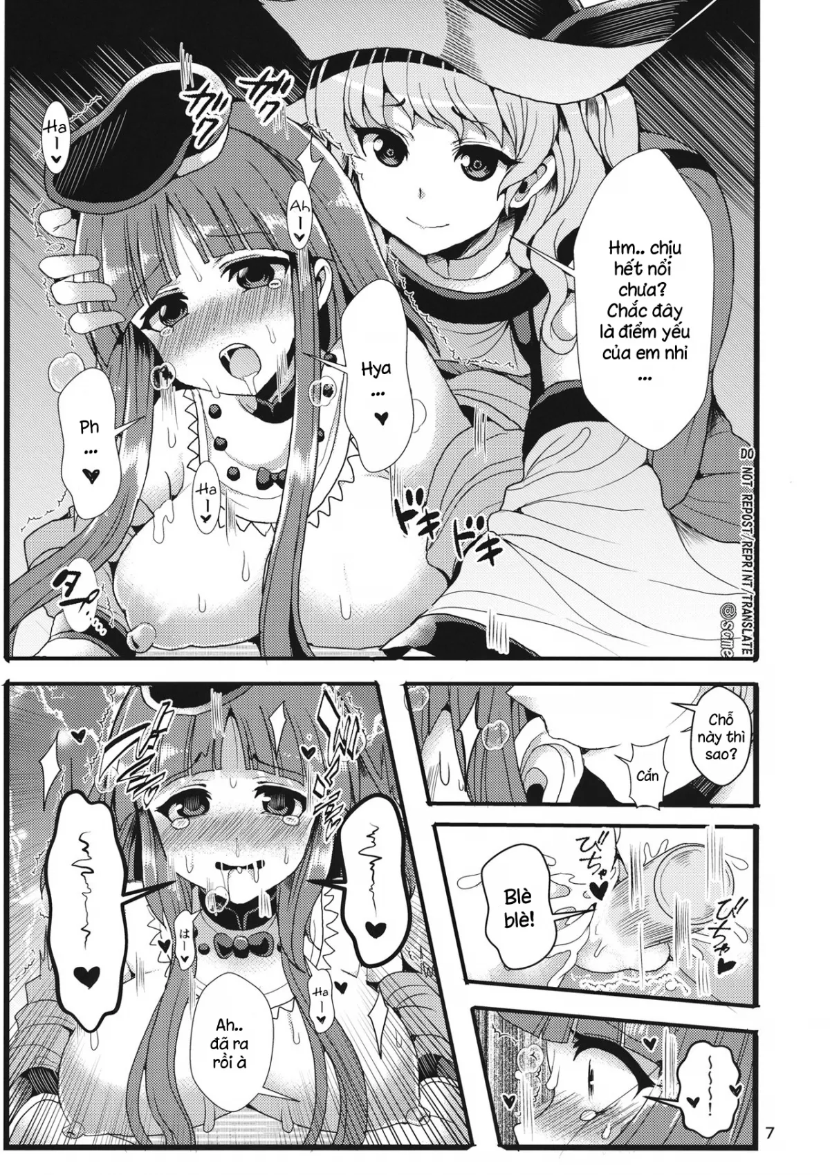 HentaiVN.net - Ảnh 9 - Hayashita Okina ga Nidouji o Ijimeru Hon (Touhou Project) - Chap 1