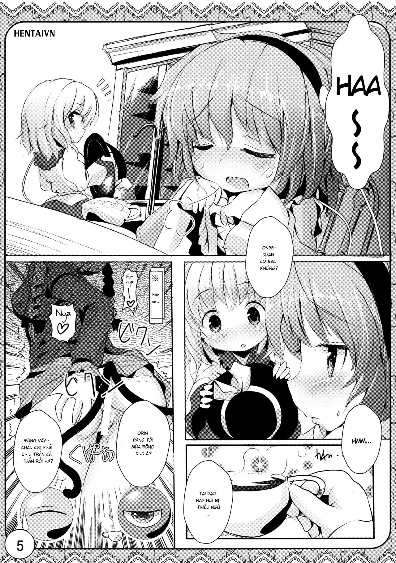HentaiVN.net - Ảnh 4 - Ecchi-na Nekomimi (Touhou Project) - Chap 1