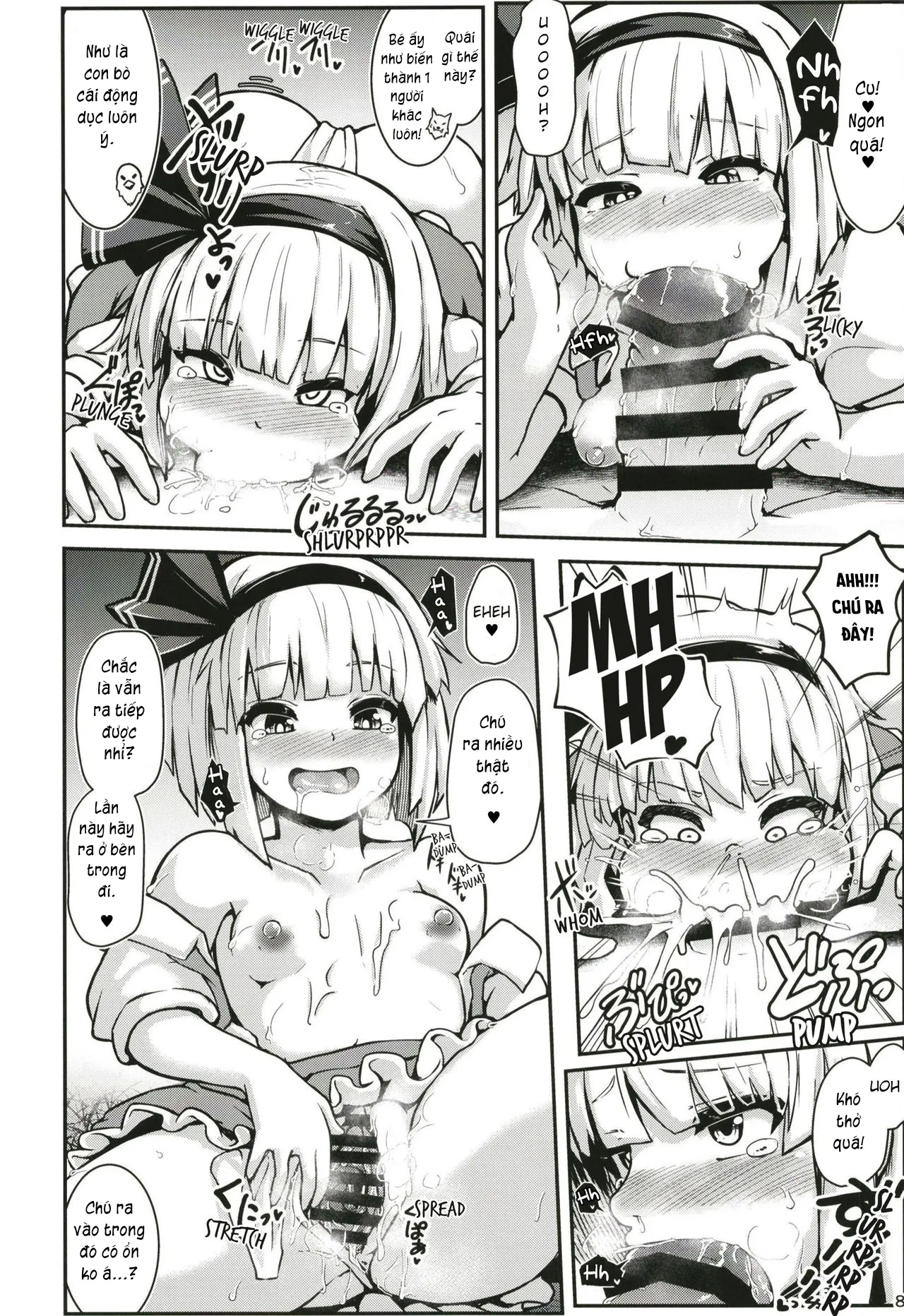 HentaiVN.net - Ảnh 8 - Hatsujou Nyuugyuu Rei Hyoui!? Dosukebe Bakunyuu Youmu Kenzan!! - Chap 1
