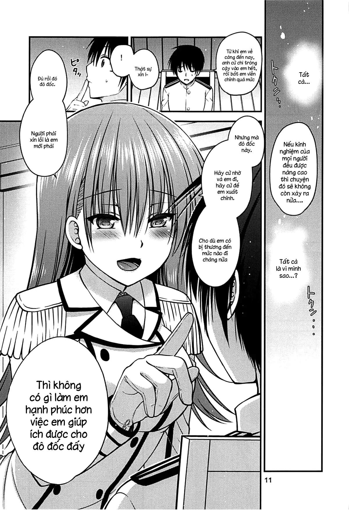HentaiVN.net - Ảnh 10 - Yakimochi Ooi to Renjun to (Kantai Collection) [ヤキモチ大井と練巡と] - Chap 1
