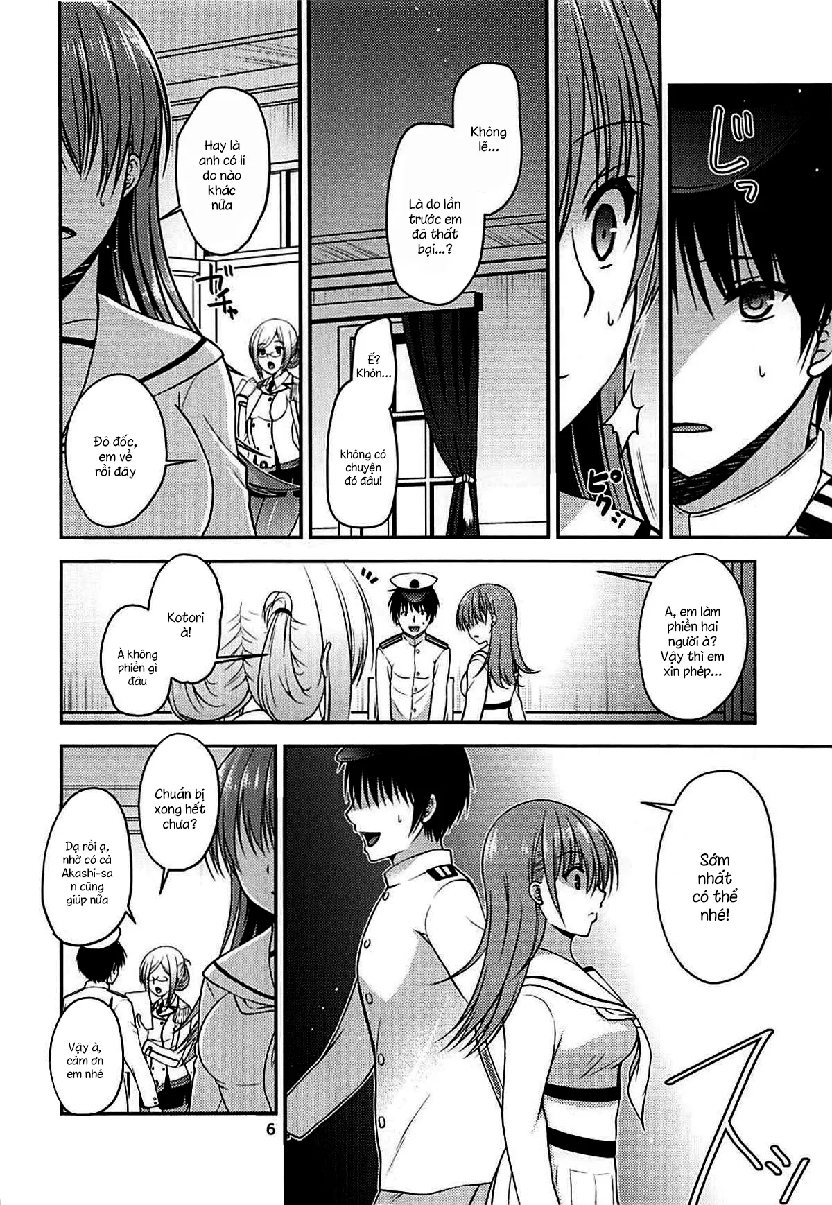 HentaiVN.net - Ảnh 5 - Yakimochi Ooi to Renjun to (Kantai Collection) [ヤキモチ大井と練巡と] - Chap 1