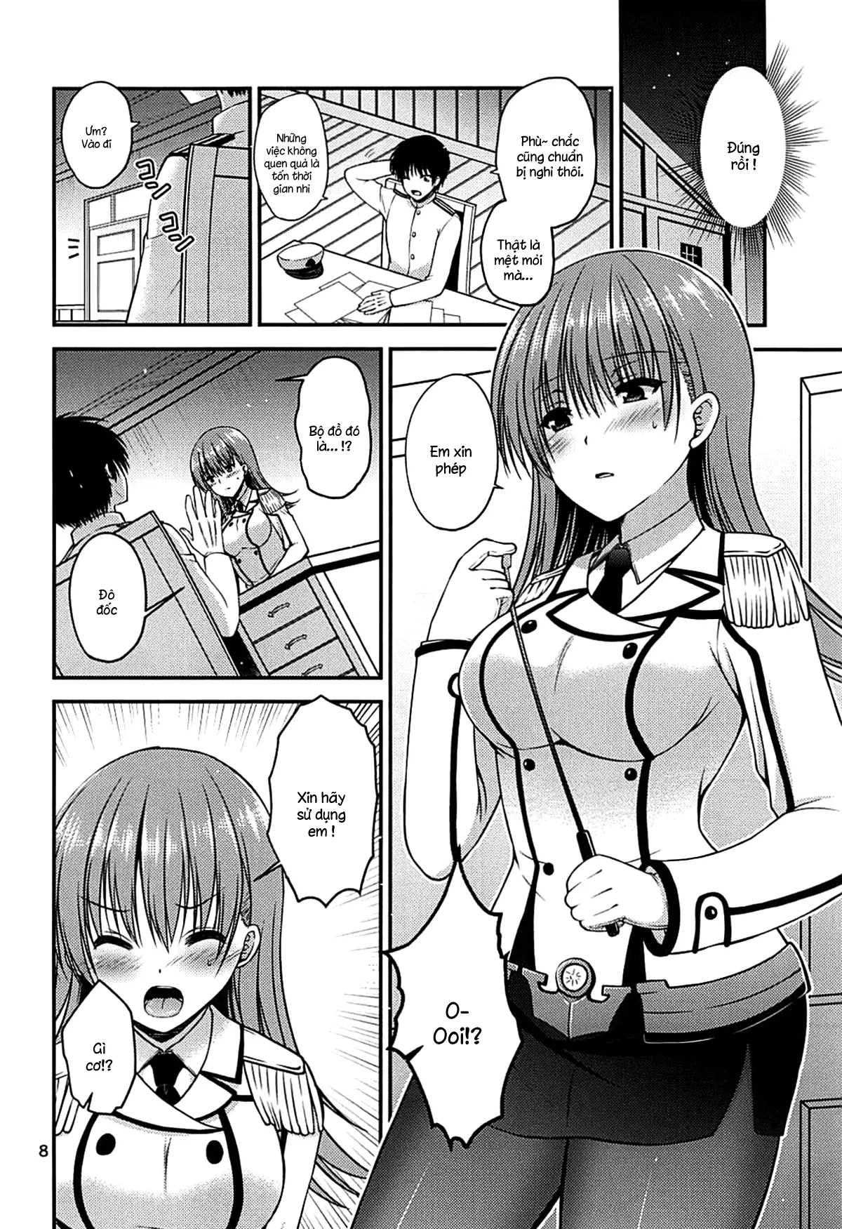 HentaiVN.net - Ảnh 7 - Yakimochi Ooi to Renjun to (Kantai Collection) [ヤキモチ大井と練巡と] - Chap 1