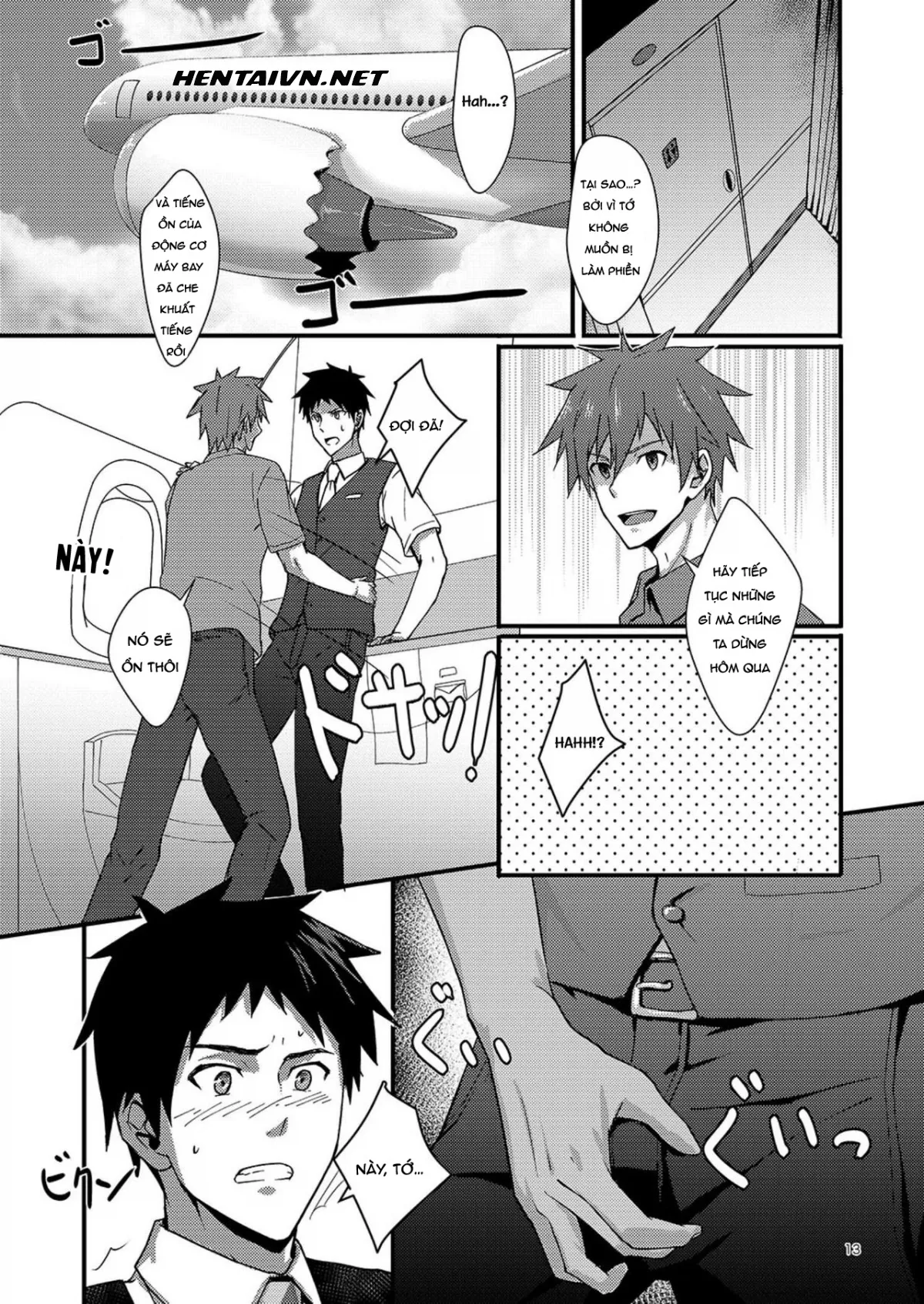 HentaiVN.net - Ảnh 10 - OVER THE SKY! - Chap 1