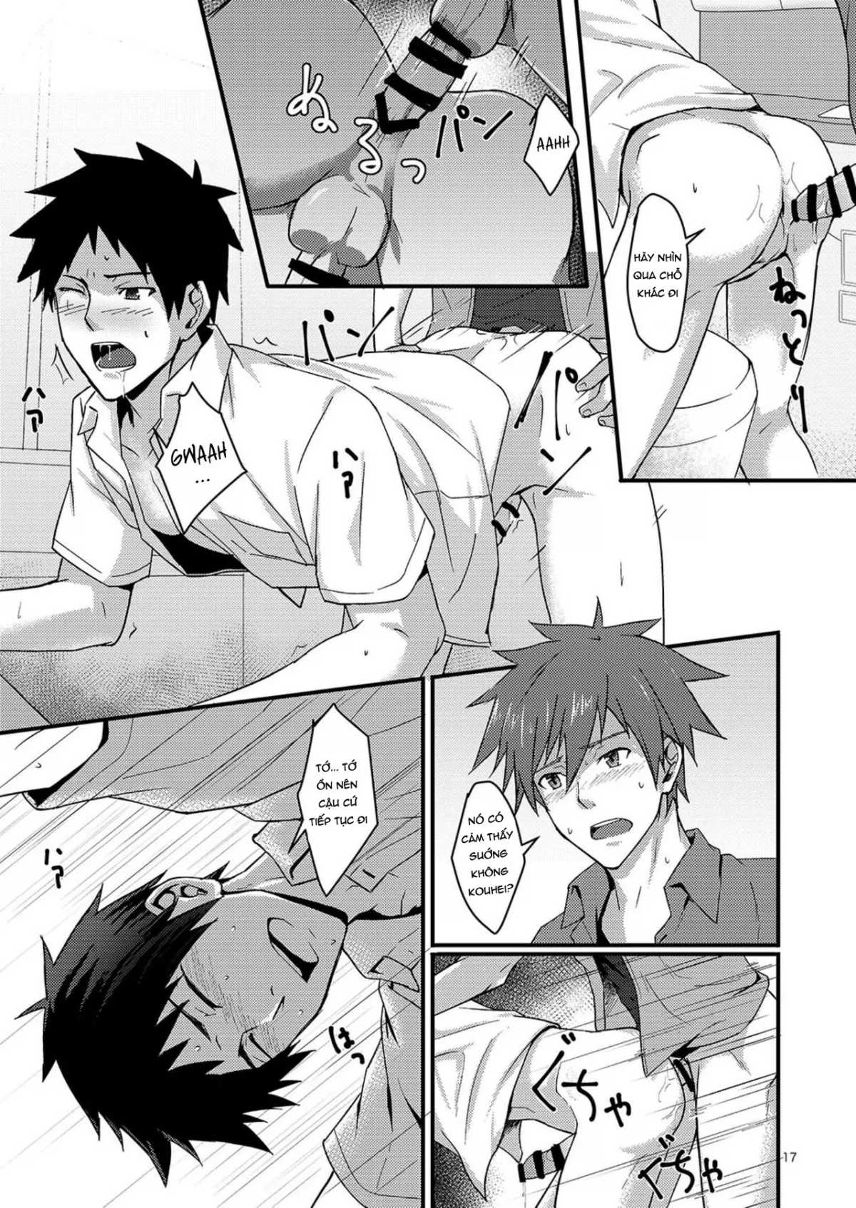 HentaiVN.net - Ảnh 14 - OVER THE SKY! - Chap 1