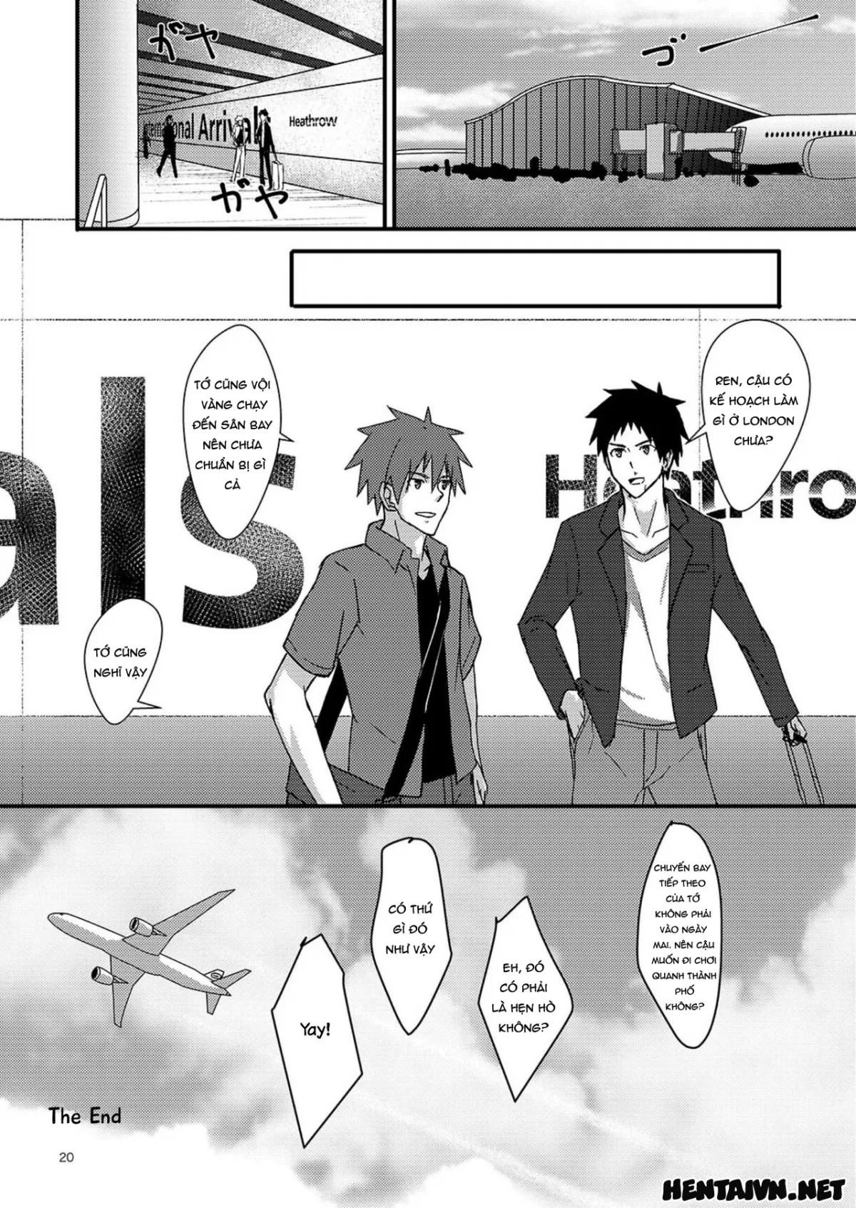 HentaiVN.net - Ảnh 17 - OVER THE SKY! - Chap 1