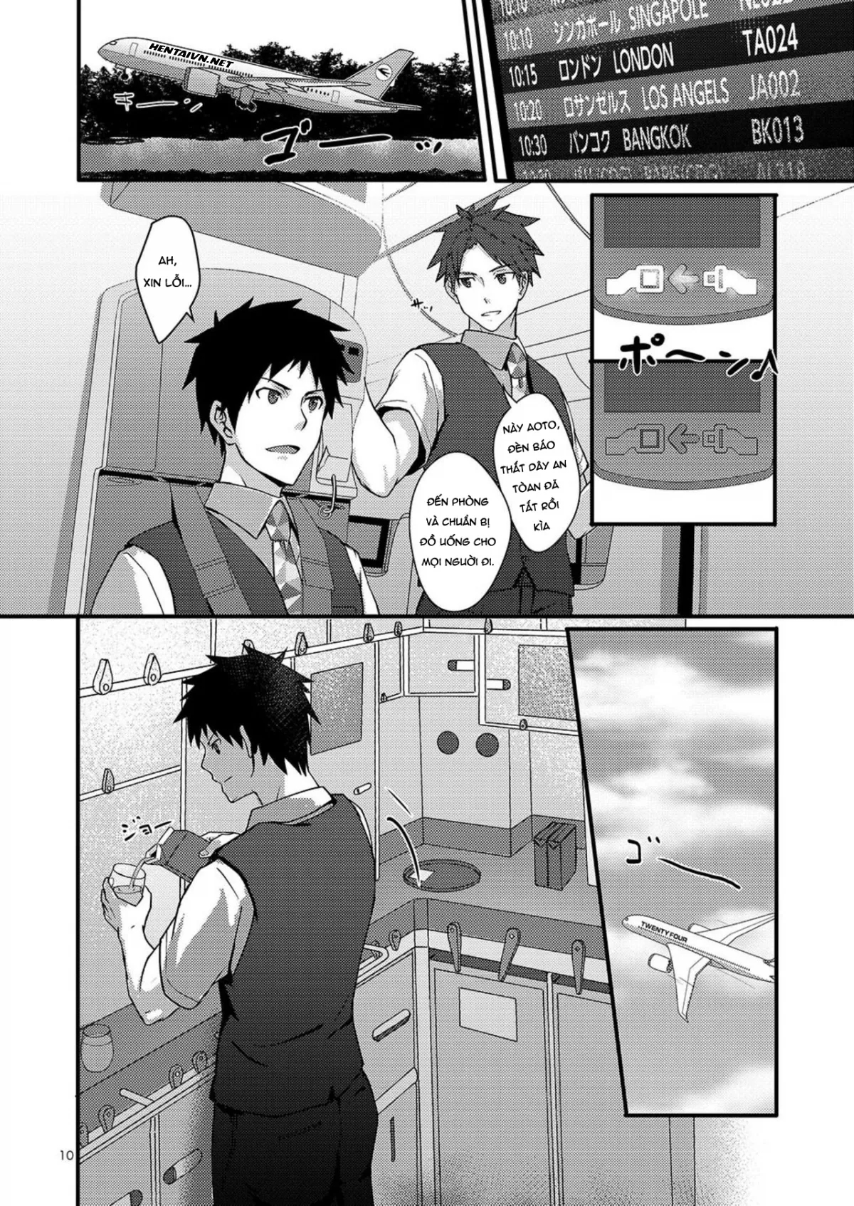 HentaiVN.net - Ảnh 7 - OVER THE SKY! - Chap 1