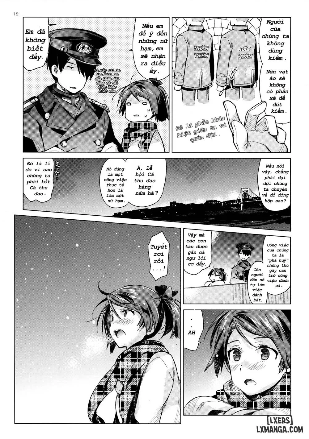 HentaiVN.net - Ảnh 14 - Shikinami to Ijiwaru Teitoku Otona-hen - Chap 1