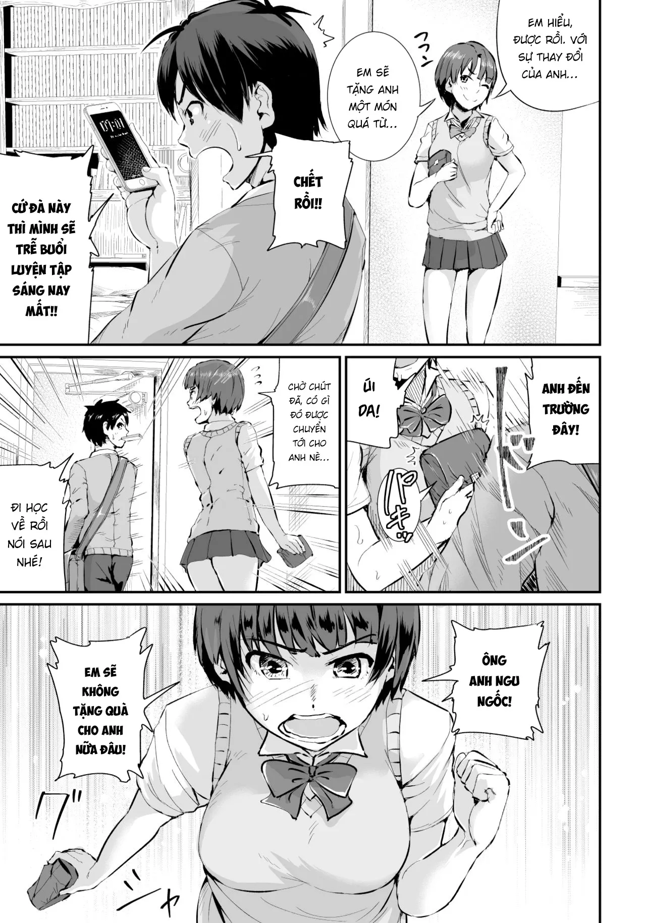 HentaiVN.net - Ảnh 25 - Doutei no Ore o Yuuwaku suru Ecchi na Joshi-tachi!? [Girls Tempting Me, A Cherry Boy!?;] - Chap 1