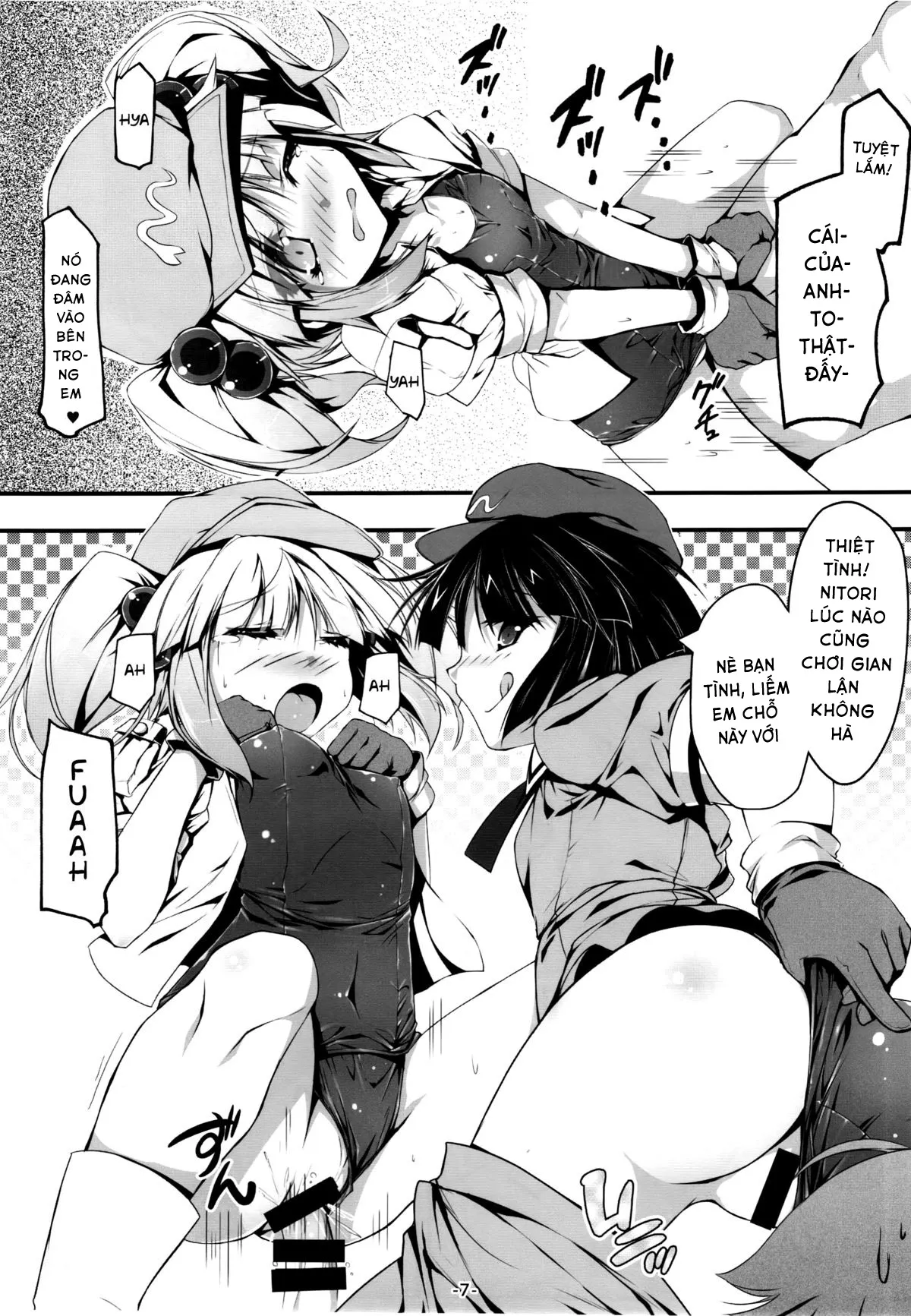 HentaiVN.net - Ảnh 8 - Nitori to Asobo! (Touhou) - Chap 1