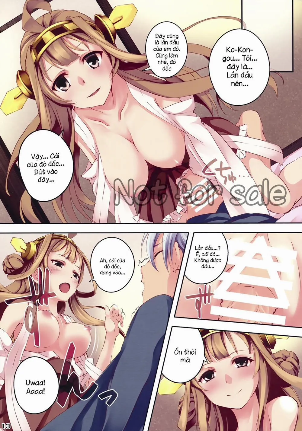 HentaiVN.net - Ảnh 12 - KONGO BLITZ TACTICS (Kancolle) - Chap 1