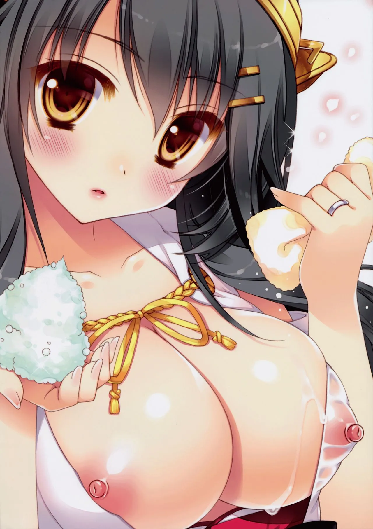 HentaiVN.net - Ảnh 16 - Ware, Haruna to Ofuro ni Totsunyuu su!! (Kantai Collection -KanColle-) [我 、 榛 名 と お 風 呂 に 突入 す !! (艦隊 こ れ く し ょ ん - 艦 こ れ -)] - Chap 1