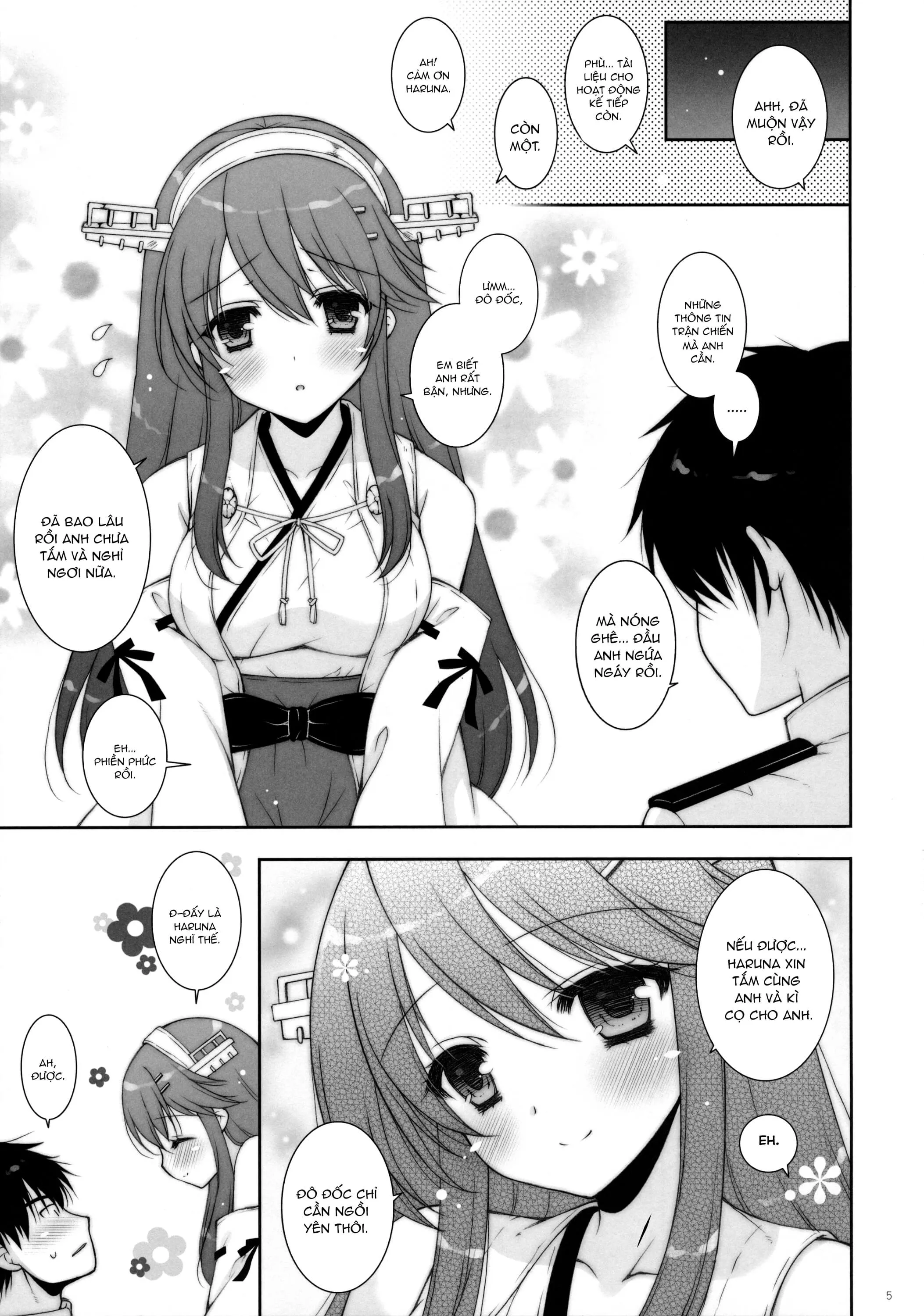 HentaiVN.net - Ảnh 3 - Ware, Haruna to Ofuro ni Totsunyuu su!! (Kantai Collection -KanColle-) [我 、 榛 名 と お 風 呂 に 突入 す !! (艦隊 こ れ く し ょ ん - 艦 こ れ -)] - Chap 1