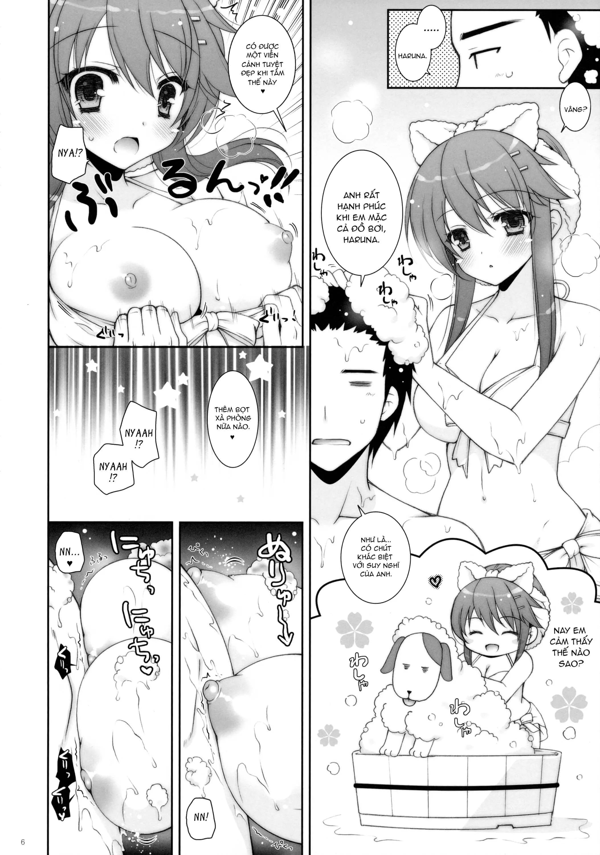 HentaiVN.net - Ảnh 4 - Ware, Haruna to Ofuro ni Totsunyuu su!! (Kantai Collection -KanColle-) [我 、 榛 名 と お 風 呂 に 突入 す !! (艦隊 こ れ く し ょ ん - 艦 こ れ -)] - Chap 1