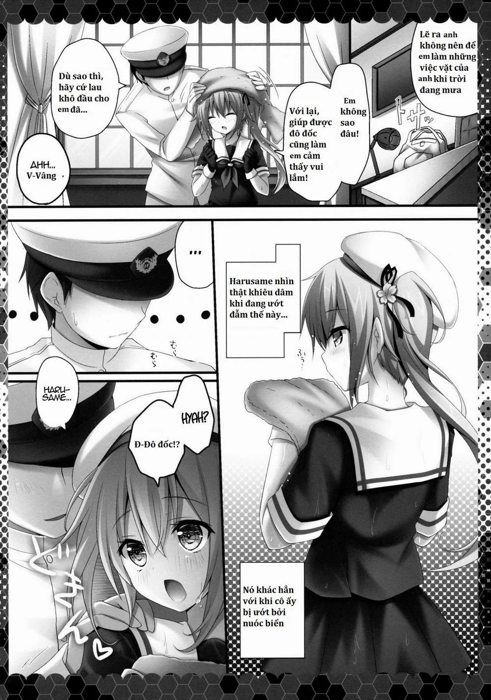 HentaiVN.net - Ảnh 6 - Ame mo Shitataru Ii Harusame (Kantai Collection) - Chap 1