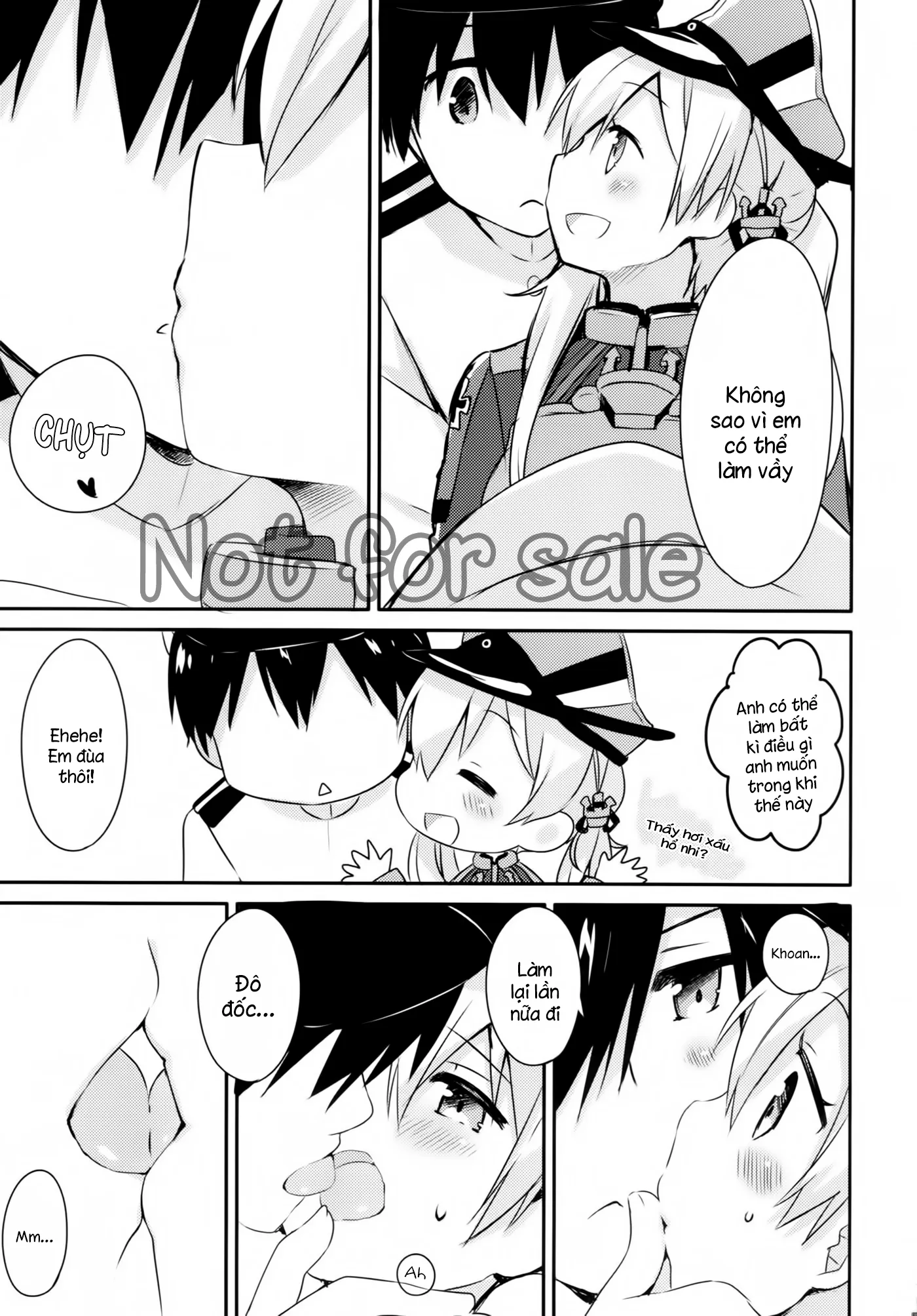 HentaiVN.net - Ảnh 8 - Admiral-san Atatakai no ga Iino (Kantai Collection) [アトミラールさん温かいのがイいの？; Admiral, Can I Keep You Warm] - Chap 1