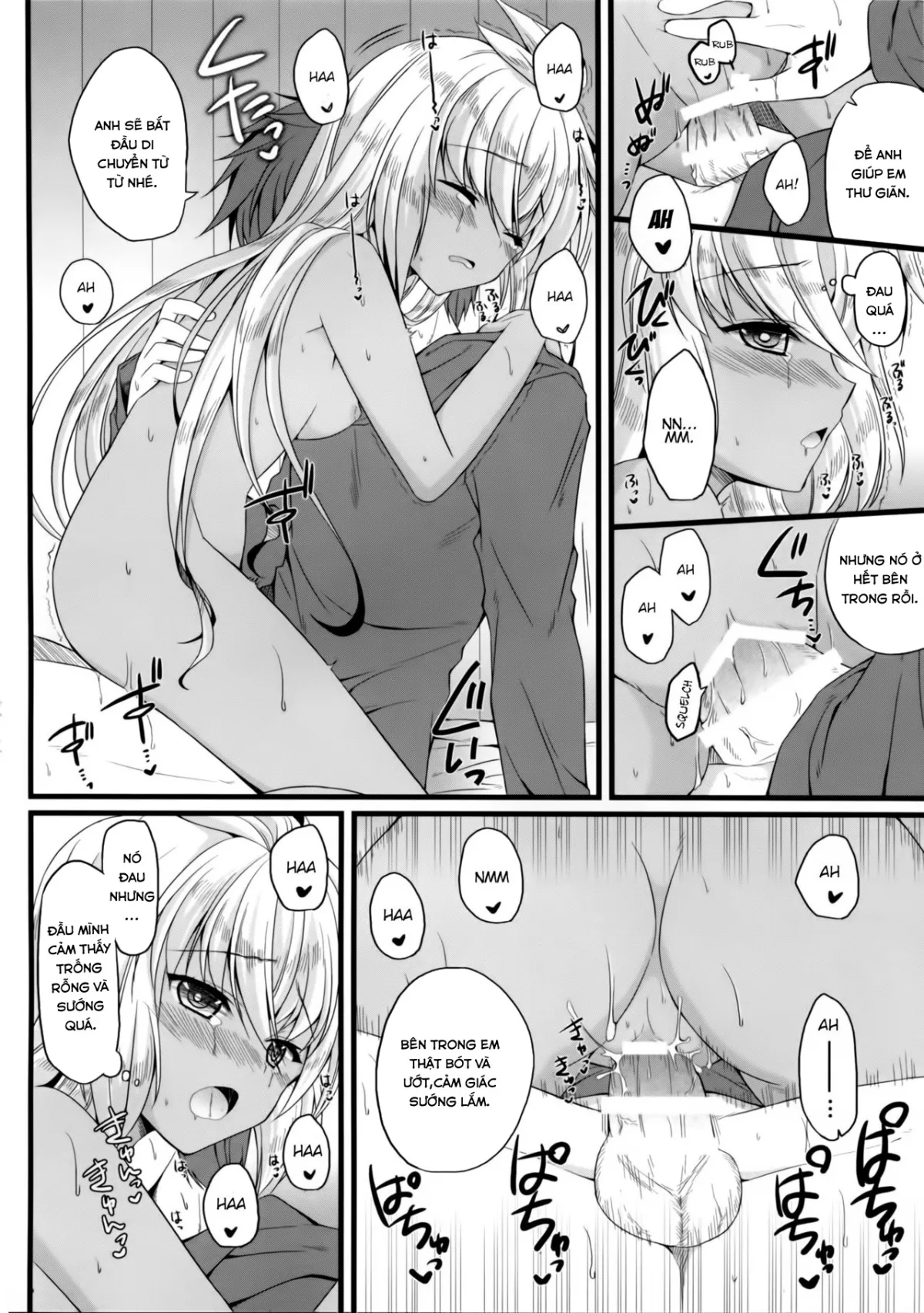 HentaiVN.net - Ảnh 11 - Tìm hiểu về nhân loại cùng Singlesingular (Granblue Fantasy) [Sekenshirazu na Chouteisha to Gaman Dekinai Danchou-san] - Chap 1