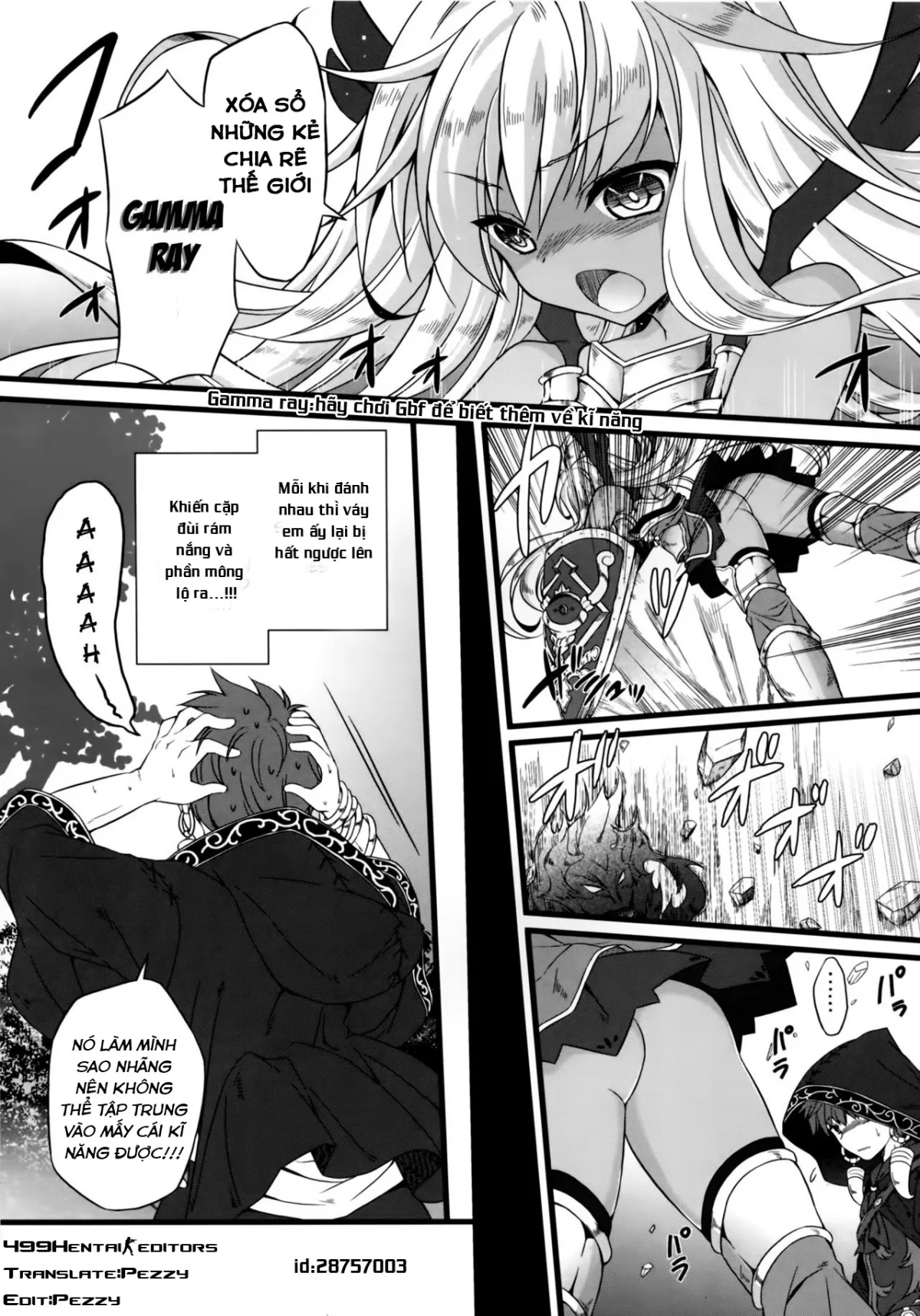 HentaiVN.net - Ảnh 4 - Tìm hiểu về nhân loại cùng Singlesingular (Granblue Fantasy) [Sekenshirazu na Chouteisha to Gaman Dekinai Danchou-san] - Chap 1