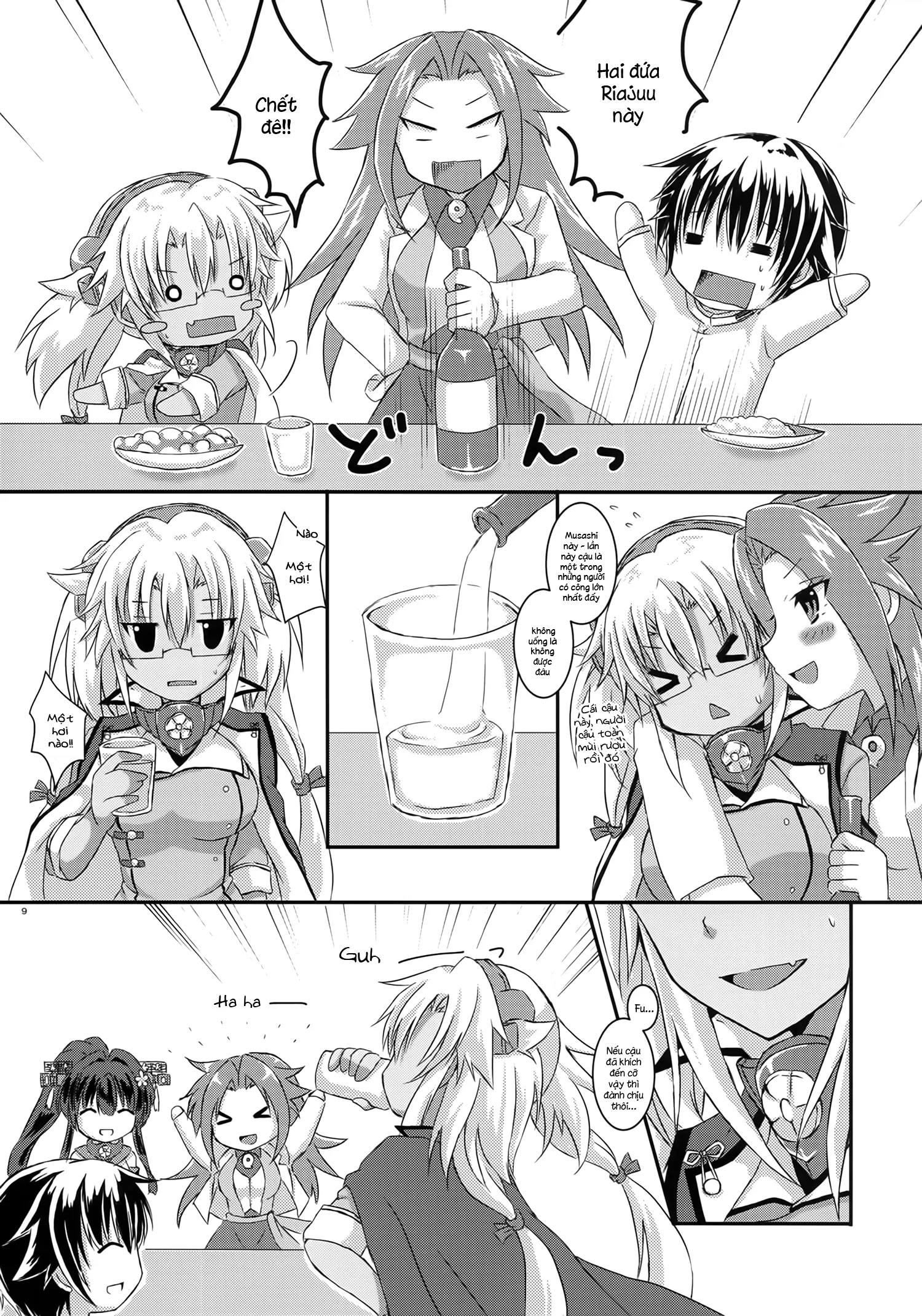 HentaiVN.net - Ảnh 8 - Daisenkan Koi o Suru 5 (Kantai Collection -KanColle-) [大戦艦恋をする5] - Chap 1