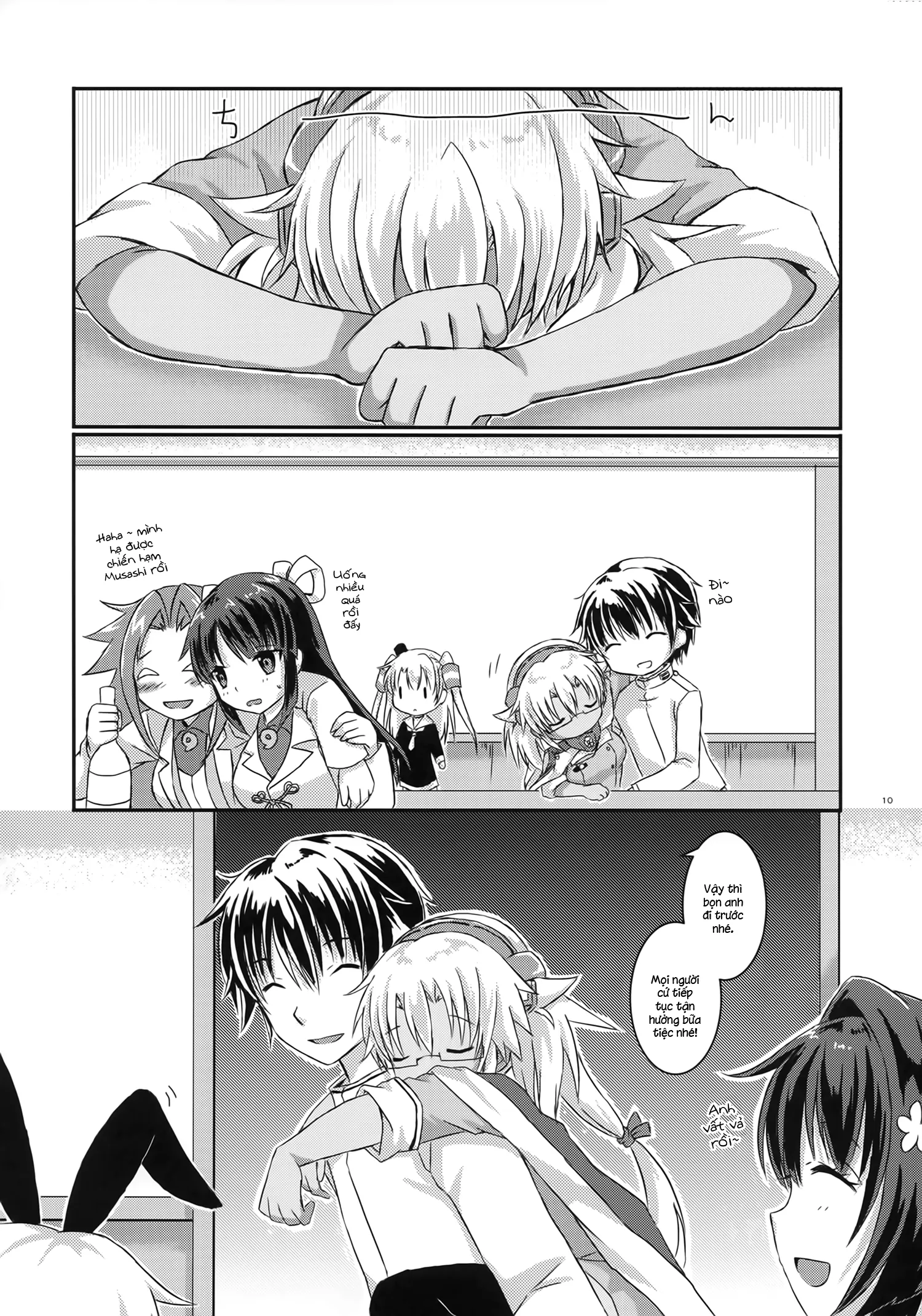 HentaiVN.net - Ảnh 9 - Daisenkan Koi o Suru 5 (Kantai Collection -KanColle-) [大戦艦恋をする5] - Chap 1