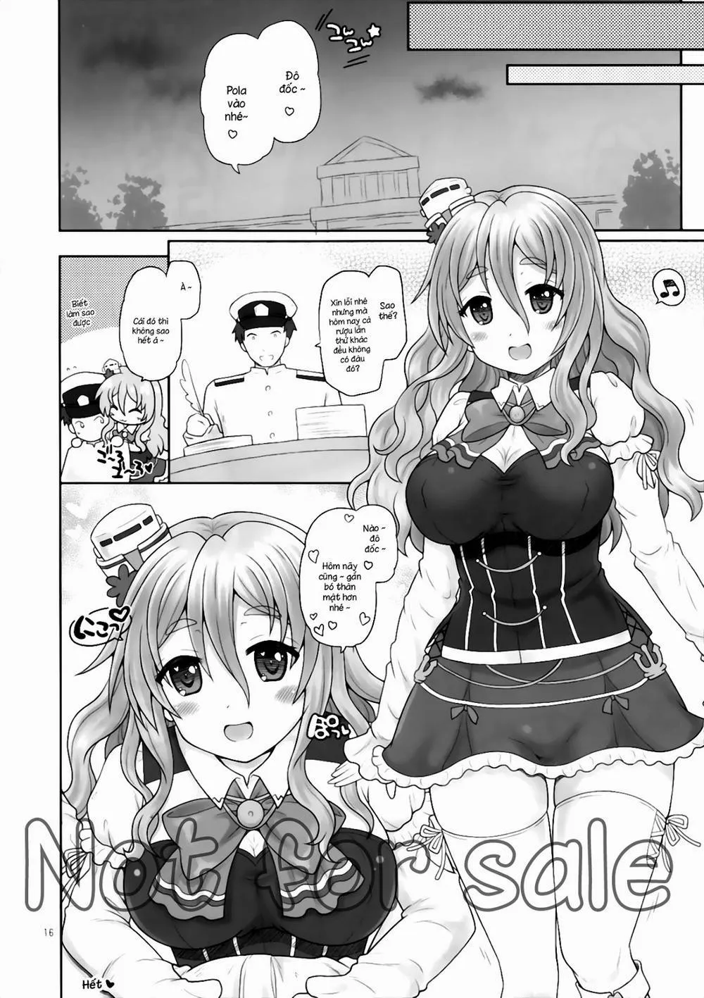 HentaiVN.net - Ảnh 14 - Pola Wa Kizuna O Fukumetai (Kancolle) - Chap 1