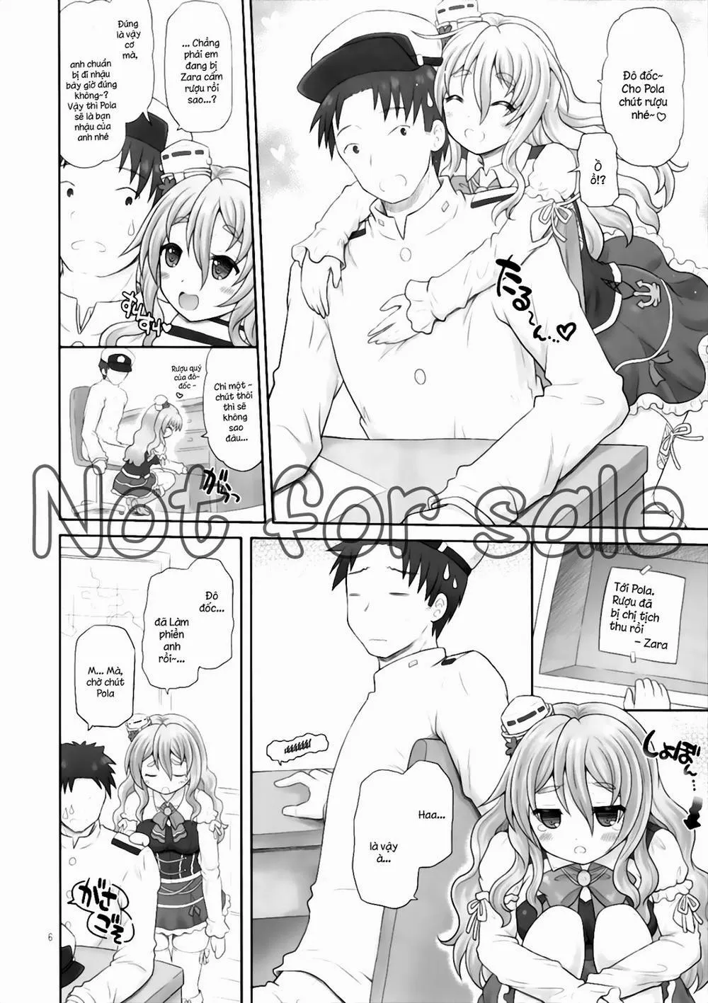 HentaiVN.net - Ảnh 4 - Pola Wa Kizuna O Fukumetai (Kancolle) - Chap 1