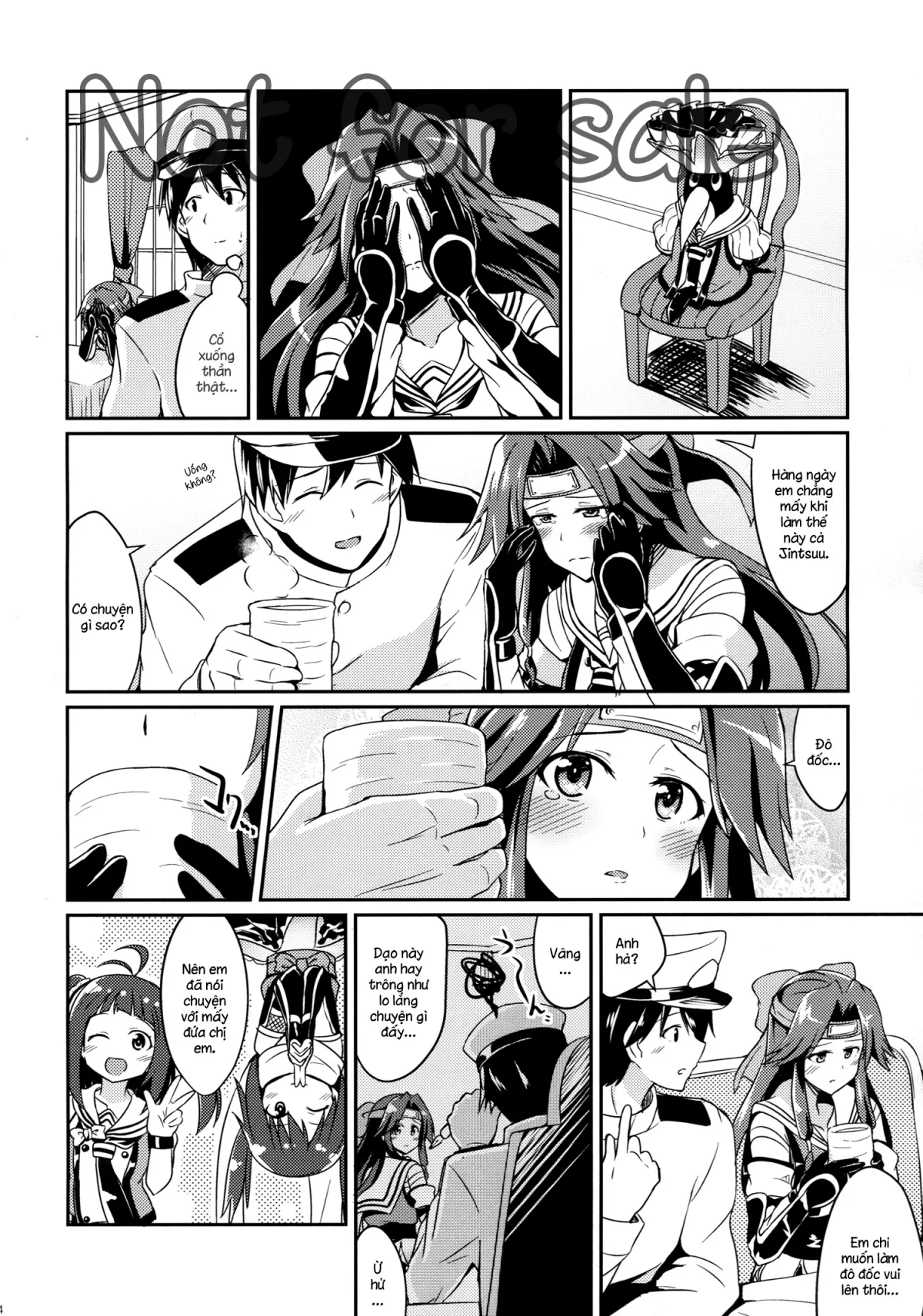 HentaiVN.net - Ảnh 3 - Jintsuu No Omoi (Kancolle) [神通の想い] - Chap 1