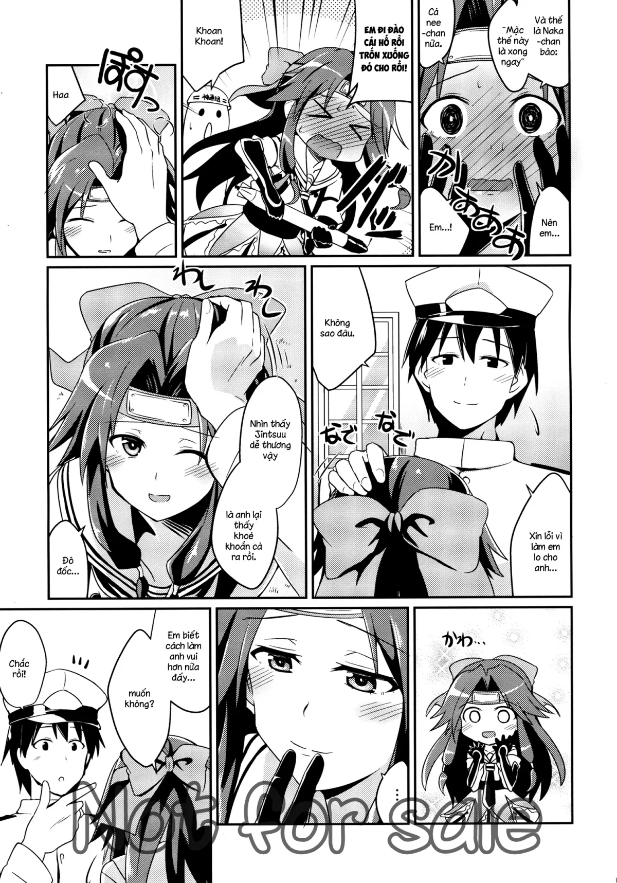 HentaiVN.net - Ảnh 4 - Jintsuu No Omoi (Kancolle) [神通の想い] - Chap 1