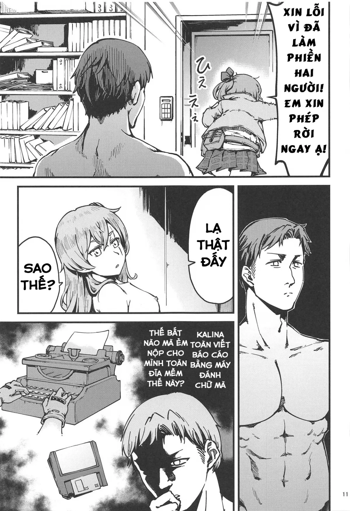 HentaiVN.net - Ảnh 10 - A! 45-chan ga Waratteru! - Chap 1