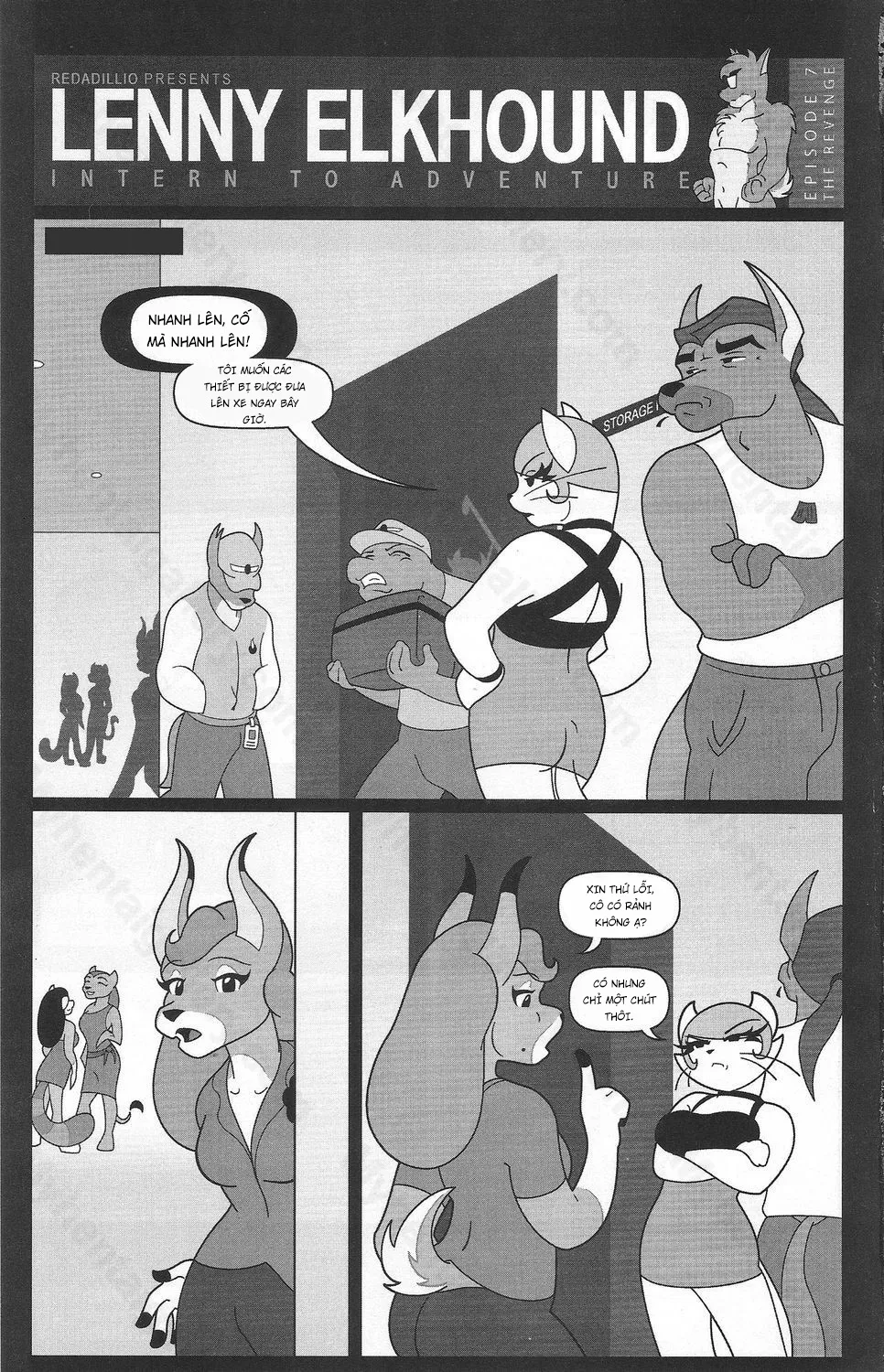 HentaiVN.net - Ảnh 3 - Lenny Elkhound 7 - Intern To Adventure - Chap 1