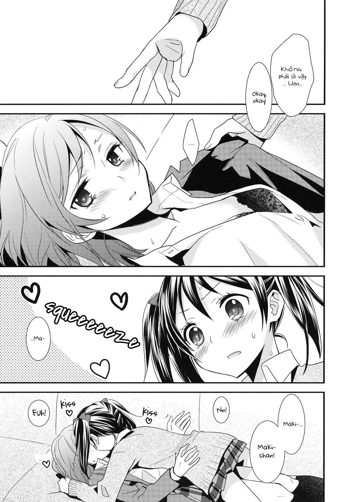 HentaiVN.net - Ảnh 8 - Maki-chan ga Otoire o Gaman suru Ohanashi - Chap 1
