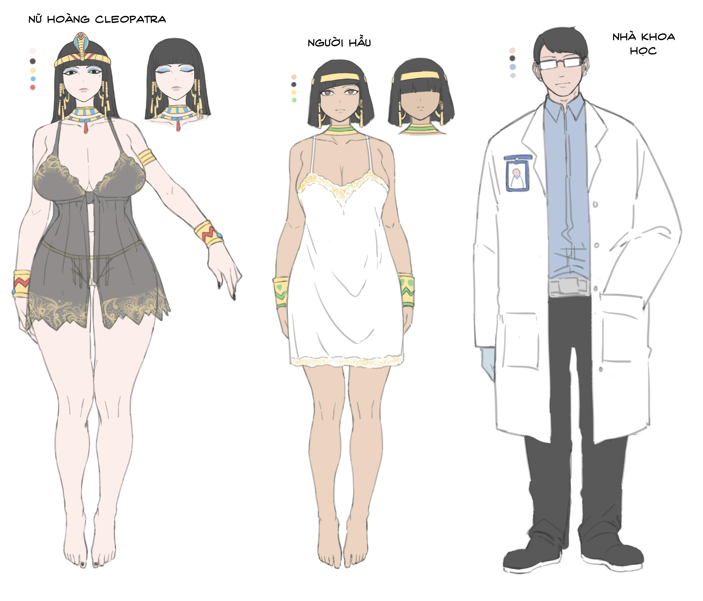 HentaiVN.net - Ảnh 10 - Du hành thời gian, vô tình nhặt được Cleopatra - Chap 2
