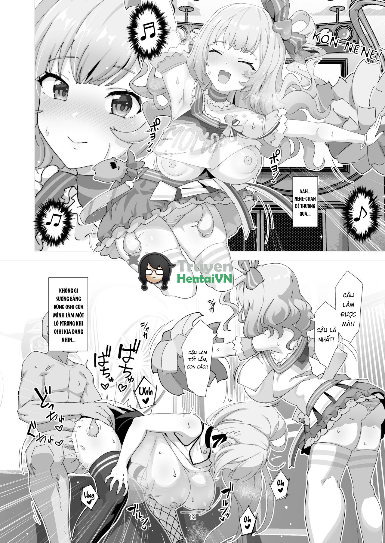 HentaiVN.net - Ảnh 12 - Studio Hitoribocchi Hamekara - Chap 1