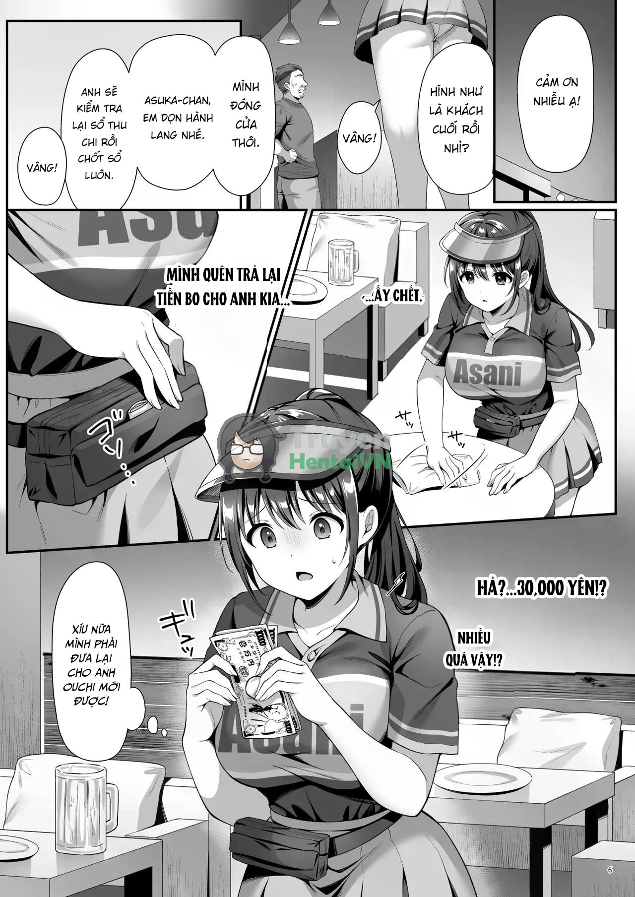 HentaiVN.net - Ảnh 10 - Watashi, Nusundemasen! Beer Garden no Uriko Baito ni Kita Dake Nanoni… - Chap 1