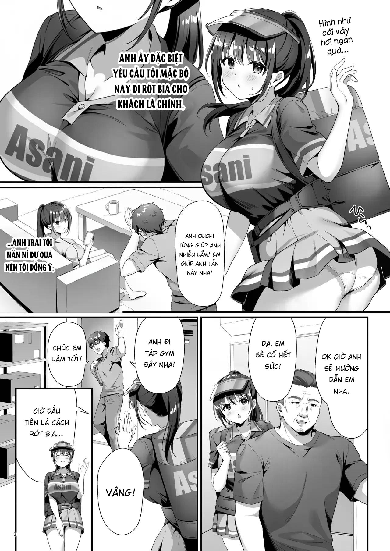 HentaiVN.net - Ảnh 7 - Watashi, Nusundemasen! Beer Garden no Uriko Baito ni Kita Dake Nanoni… - Chap 1