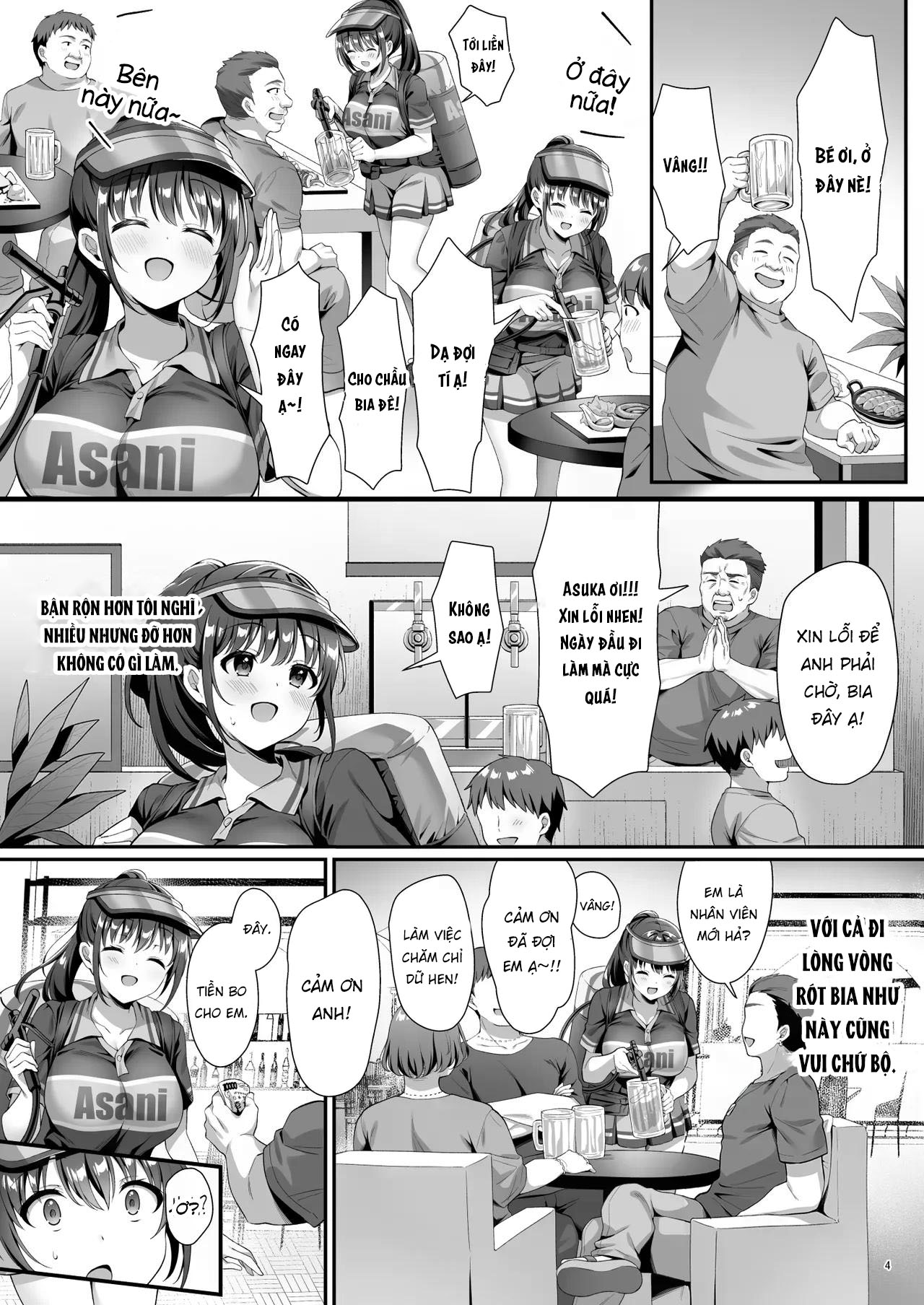 HentaiVN.net - Ảnh 8 - Watashi, Nusundemasen! Beer Garden no Uriko Baito ni Kita Dake Nanoni… - Chap 1