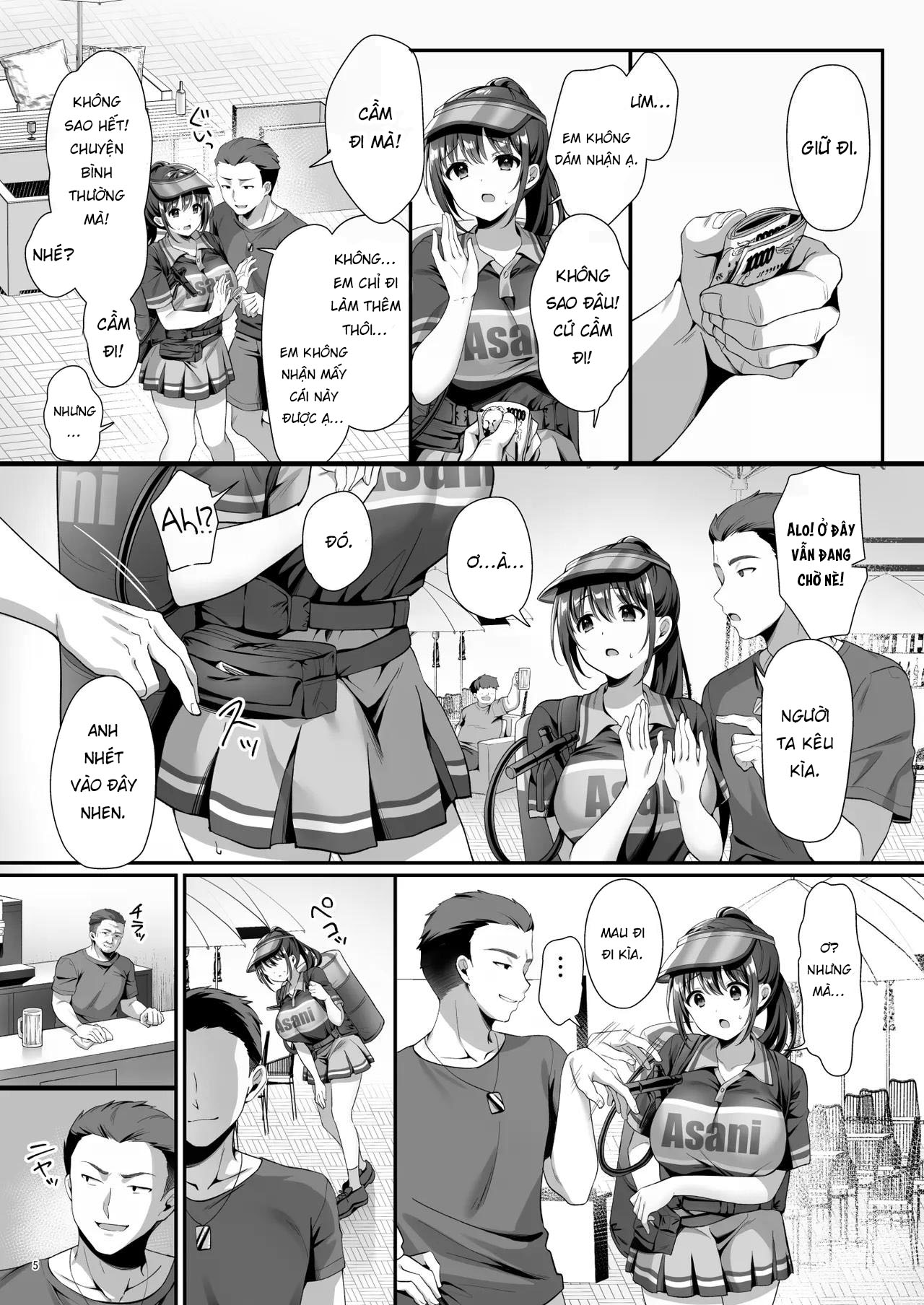 HentaiVN.net - Ảnh 9 - Watashi, Nusundemasen! Beer Garden no Uriko Baito ni Kita Dake Nanoni… - Chap 1