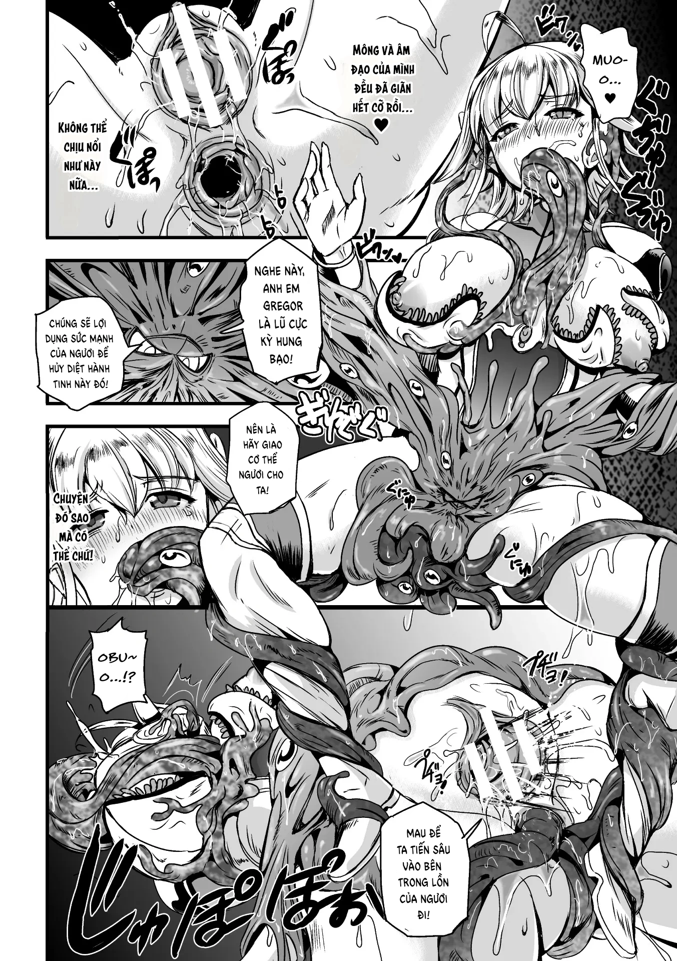 HentaiVN.net - Ảnh 12 - Xúc tu vũ trang: Dâm Nhục Tinh Nữ - Chap 1
