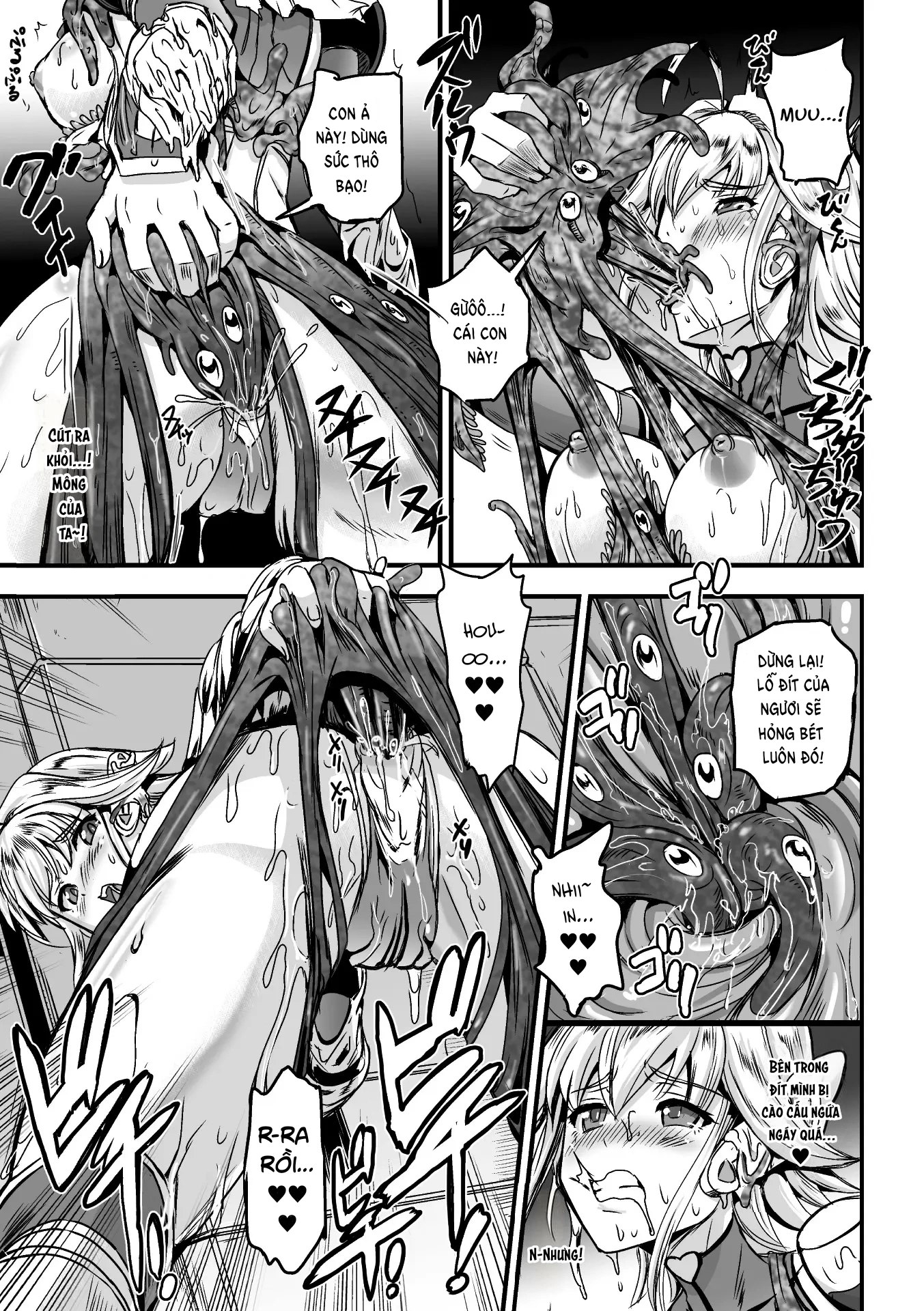 HentaiVN.net - Ảnh 15 - Xúc tu vũ trang: Dâm Nhục Tinh Nữ - Chap 1