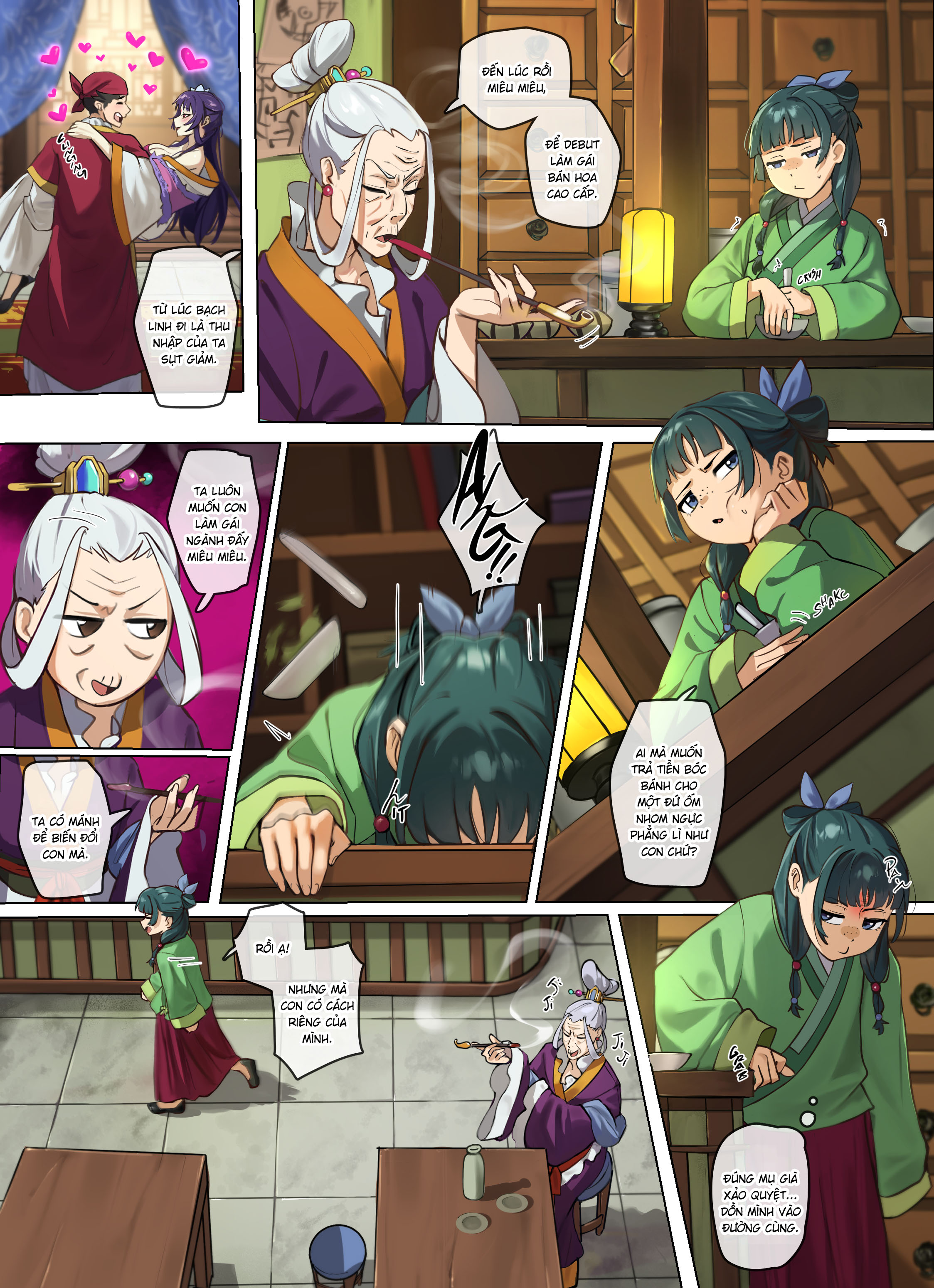 HentaiVN.net - Ảnh 4 - Hoàng hậu Lục Thanh Quán - Chap 1