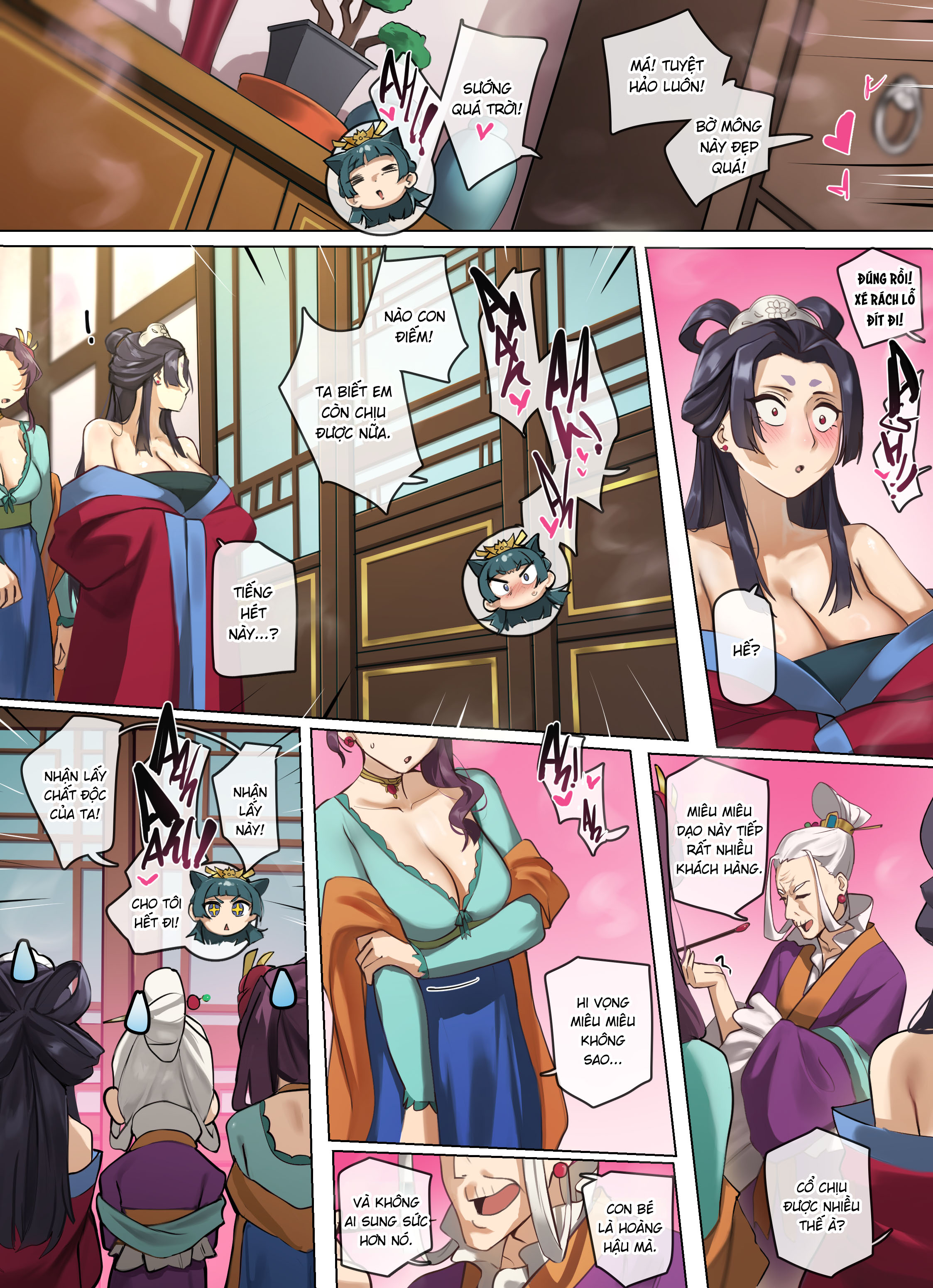 HentaiVN.net - Ảnh 17 - Hoàng hậu Lục Thanh Quán - Chap 2