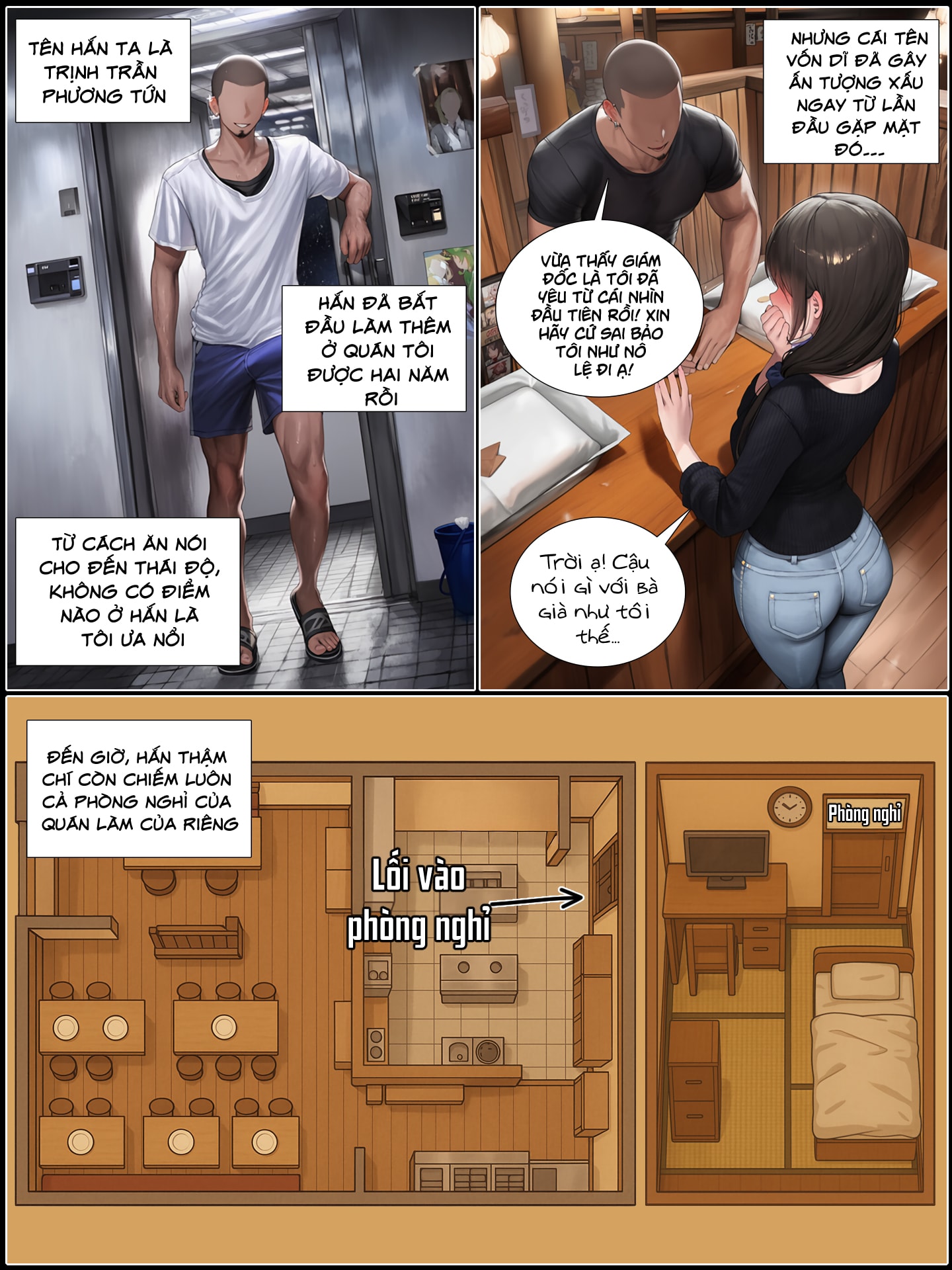 HentaiVN.net - Ảnh 8 - Bí mật tên phụ quán - Chap 1