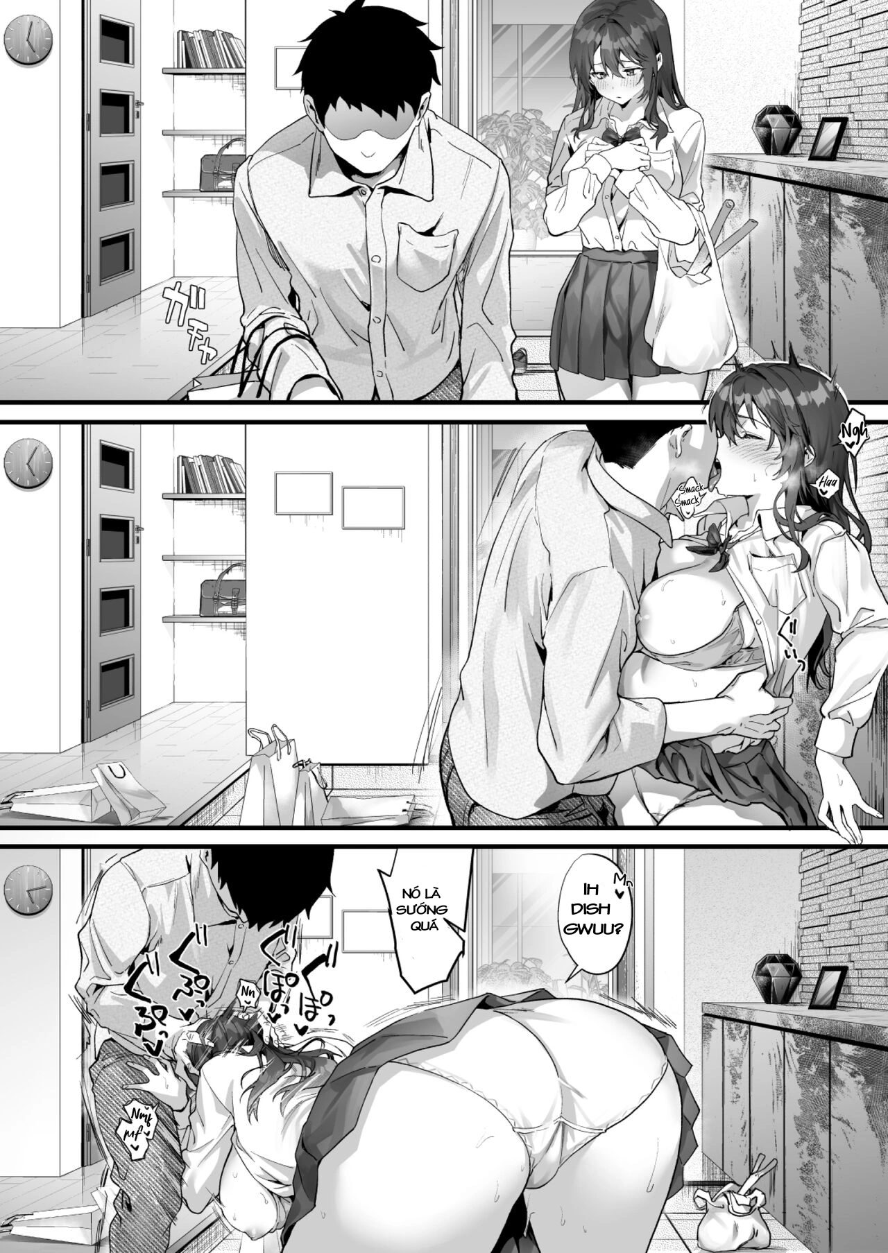 HentaiVN.net - Ảnh 18 - JK Chuutai Tsuyogari Shachou ga Buka no Fusei ni Make Midara ni Koshi o Furi Netoru made - Chap 1