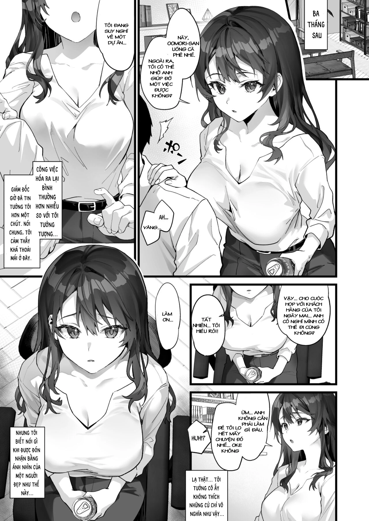HentaiVN.net - Ảnh 5 - JK Chuutai Tsuyogari Shachou ga Buka no Fusei ni Make Midara ni Koshi o Furi Netoru made - Chap 1