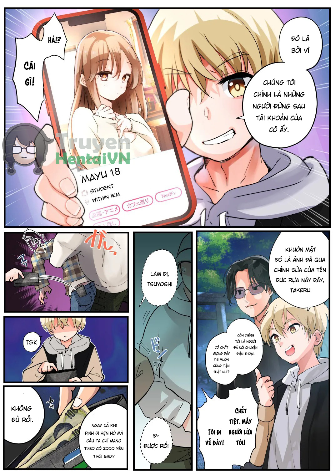 HentaiVN.net - Ảnh 4 - Mukui wa TS Shinbatsu! Furyou Shounen-tachi no Matsuro - Chap 1
