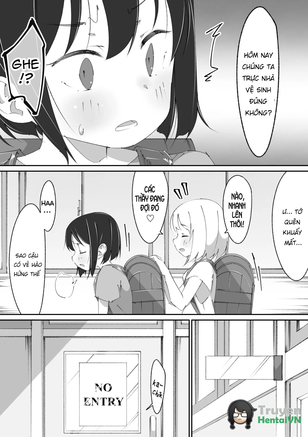 HentaiVN.net - Ảnh 6 - Houkago Toilet Touban - Chap 1