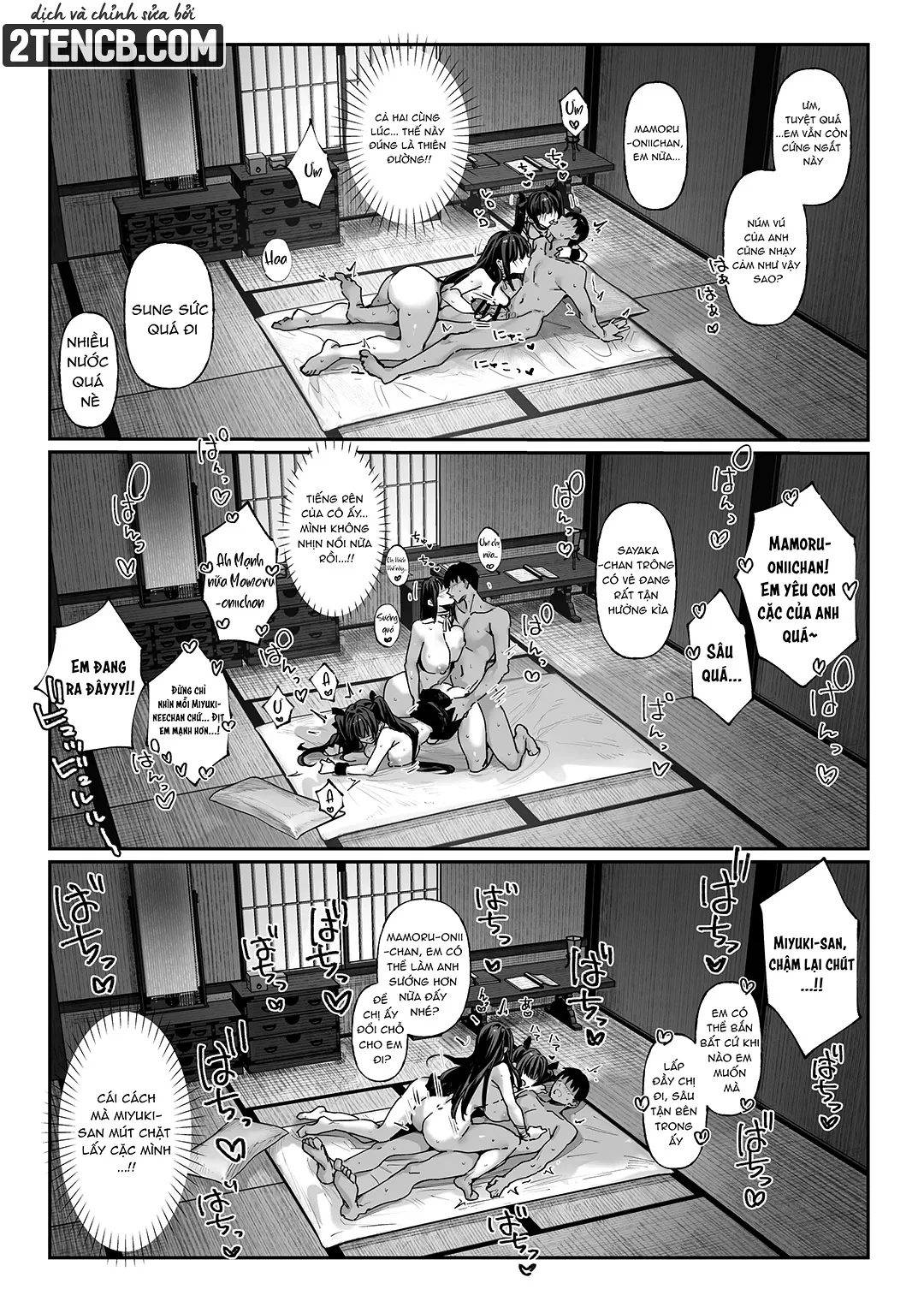 HentaiVN.net - Ảnh 48 - Hamegoto – Bí mật của hai chị em - Chap 1