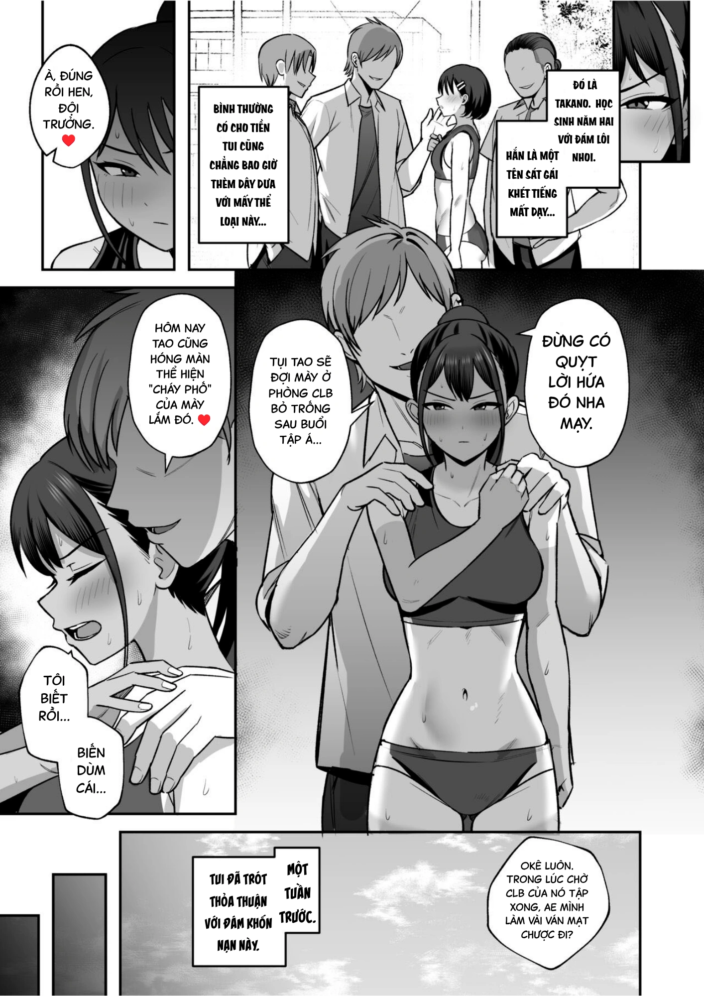 HentaiVN.net - Ảnh 6 - ĐỘI TRƯỞNG ĐỘI ĐIỀN KINH ĐẦU HÀNG BỌN DU CÔN - Chap 1