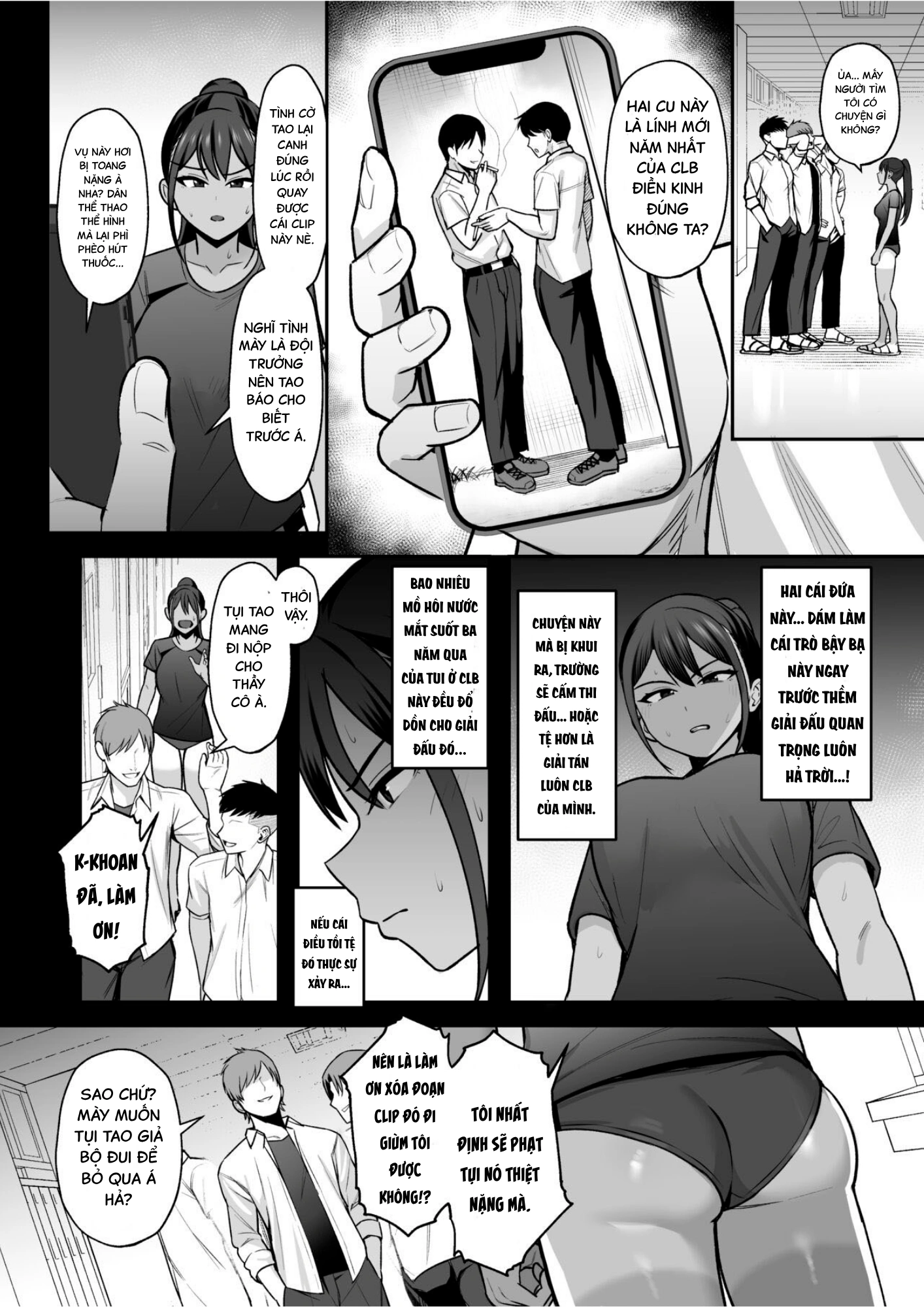 HentaiVN.net - Ảnh 7 - ĐỘI TRƯỞNG ĐỘI ĐIỀN KINH ĐẦU HÀNG BỌN DU CÔN - Chap 1